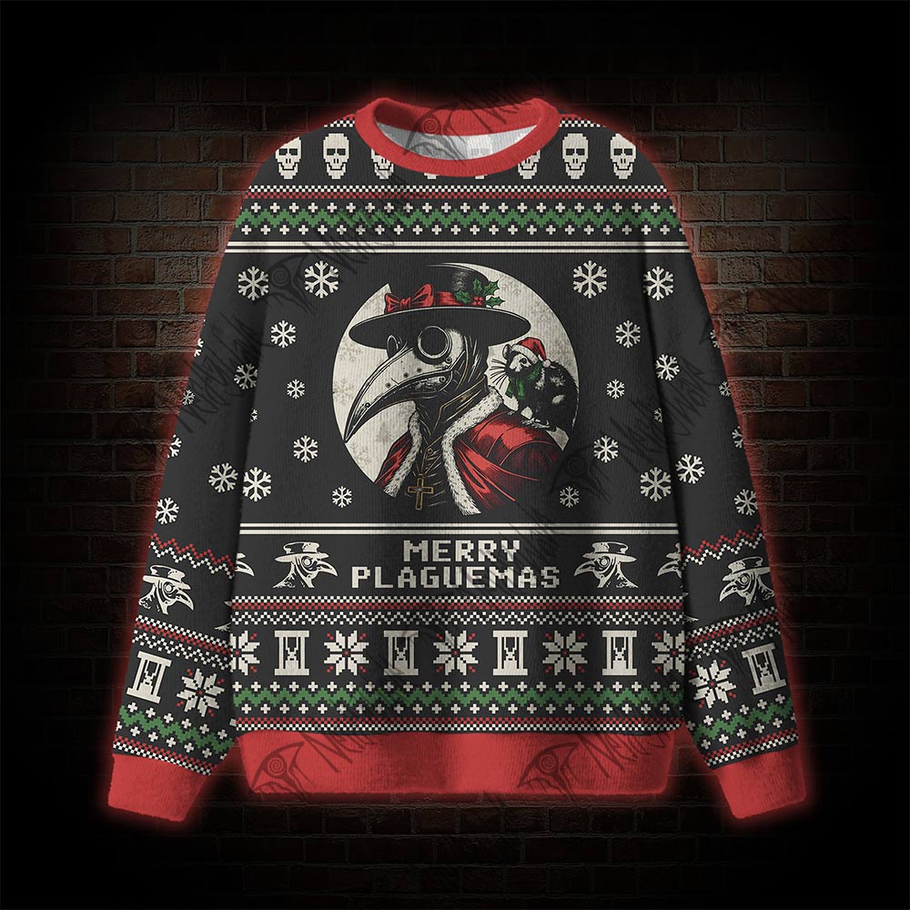 Merry Plaguemas Ugly Sweatshirts