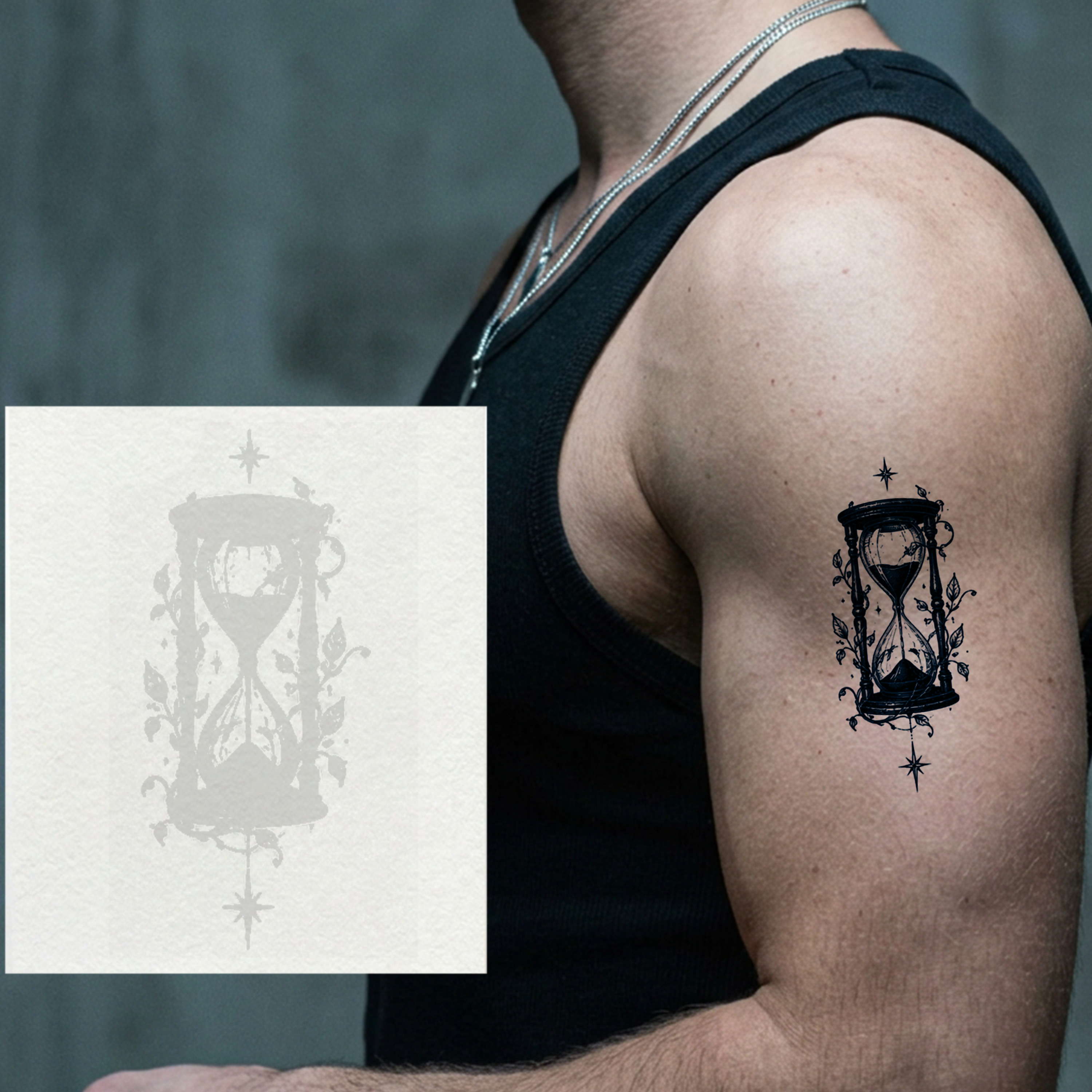 Time Bloom Temporary Tattoo