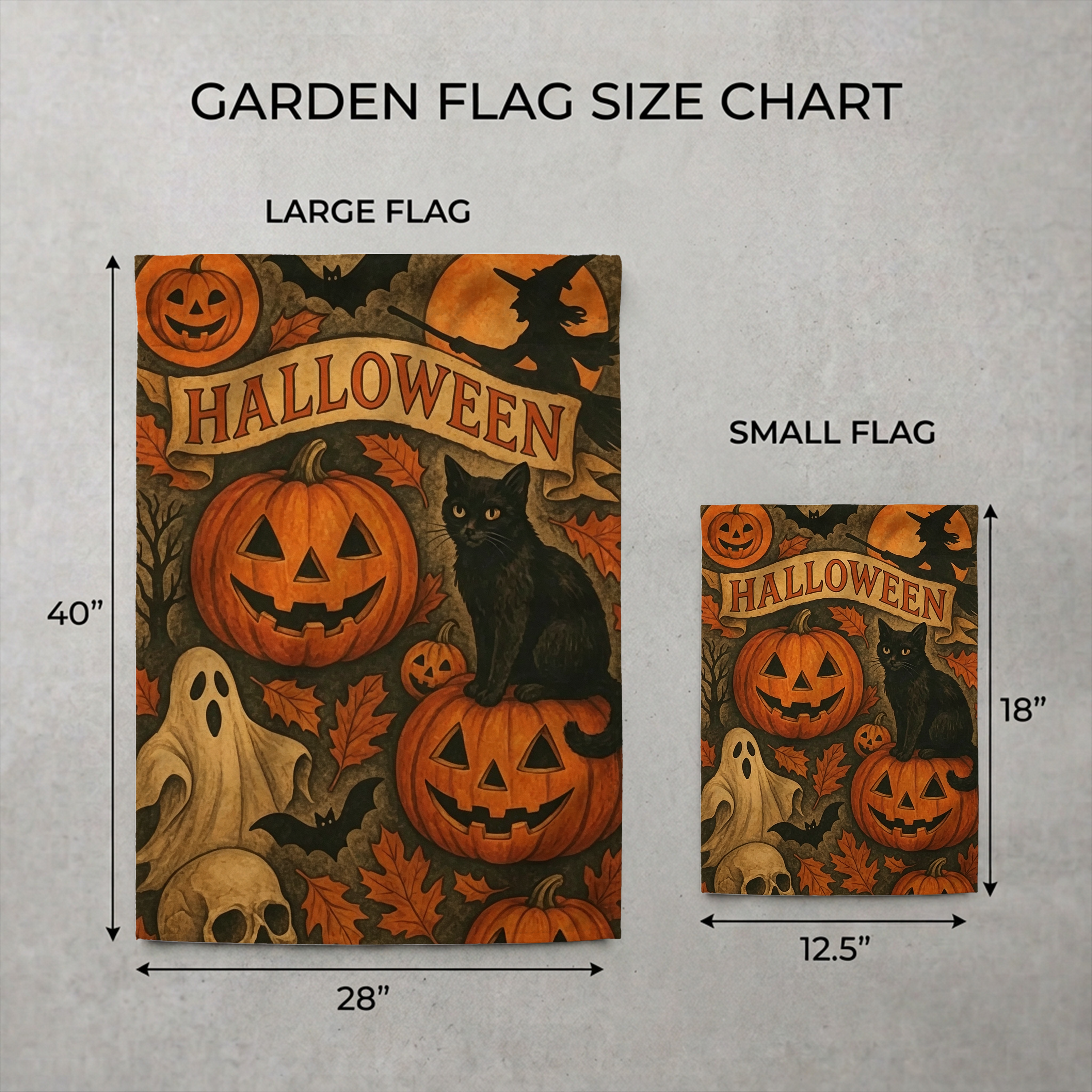 Pumpkinn Garden Flag