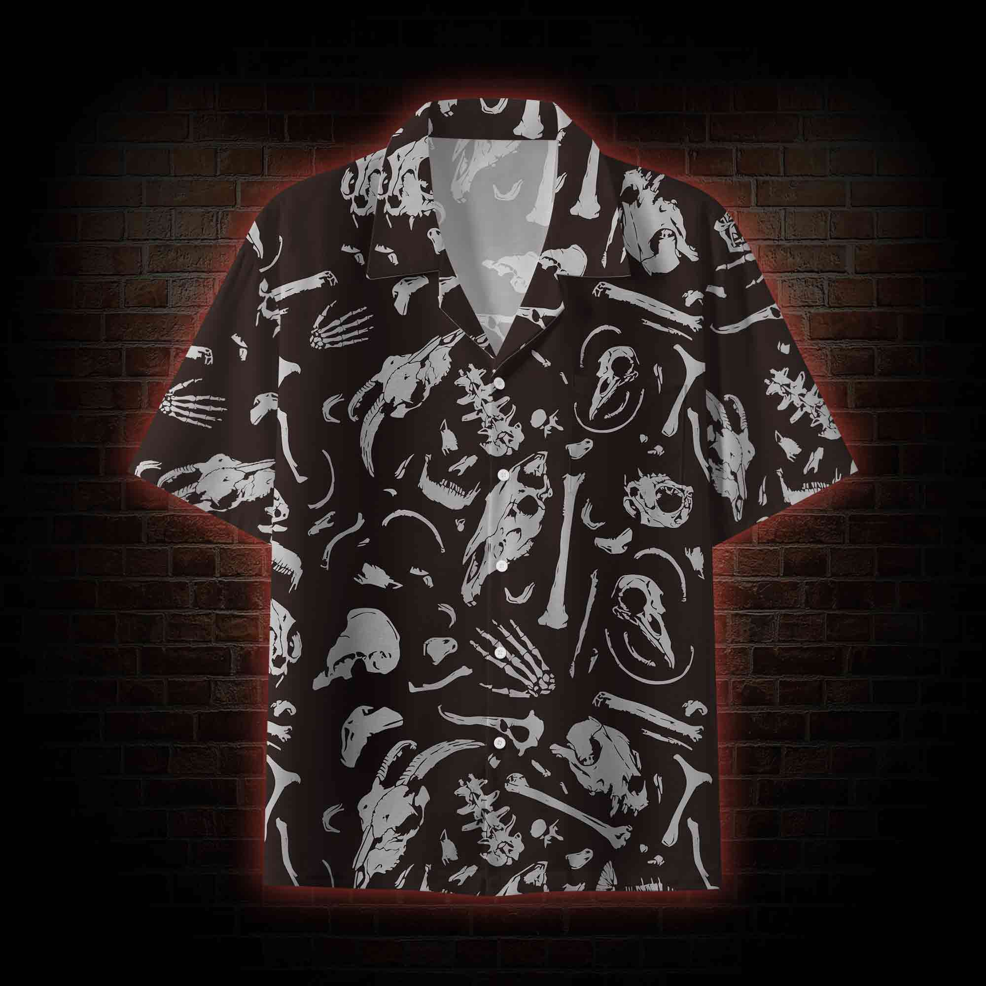 Dinosaur Fossils Hawaiian Shirt