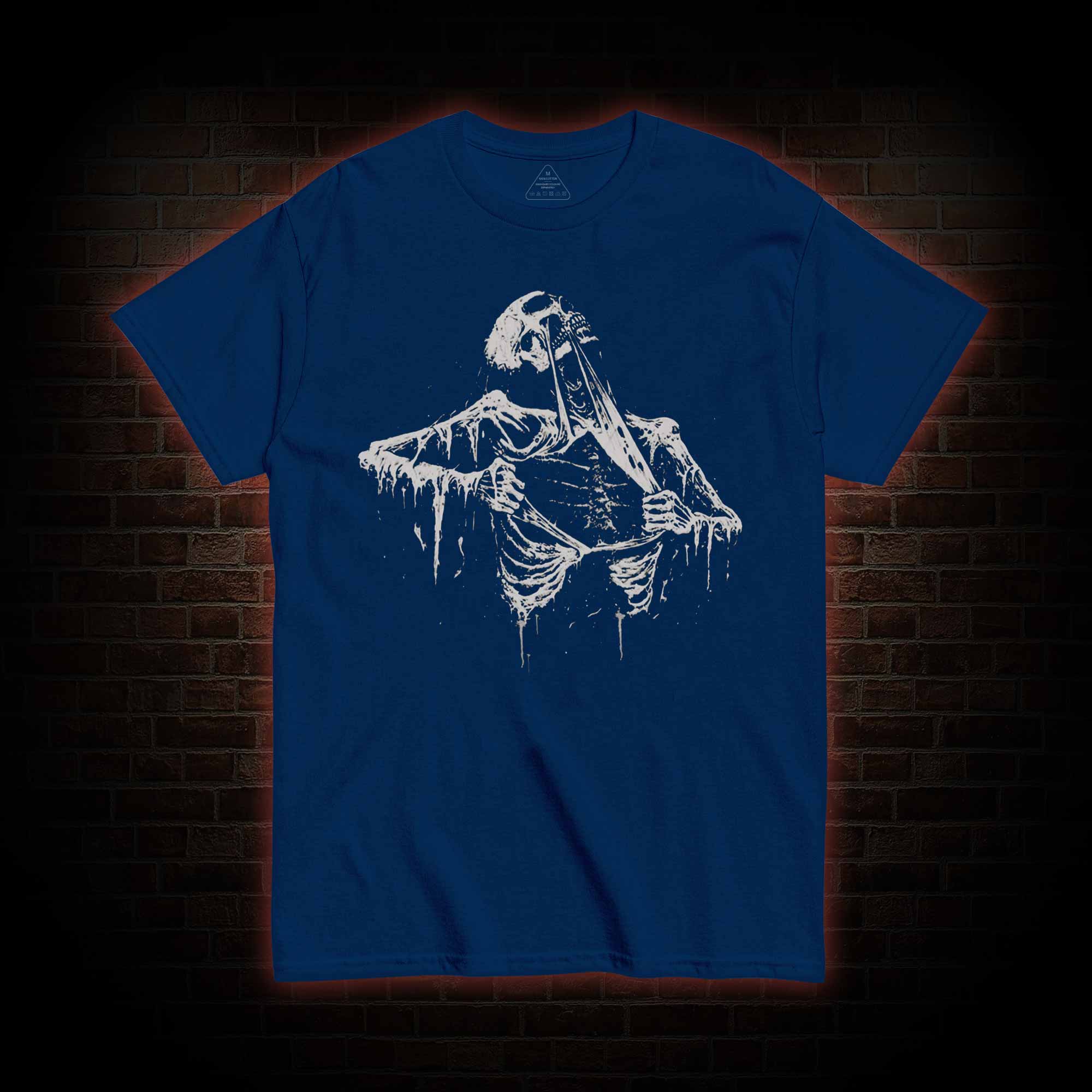 Skeleton Ripping Rib Cage T-shirt 