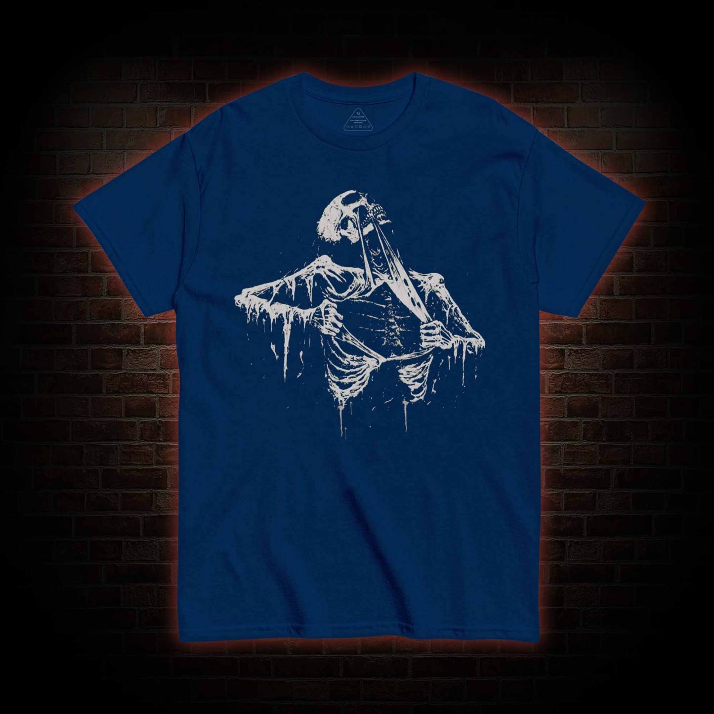 Skeleton Ripping Rib Cage T-shirt 