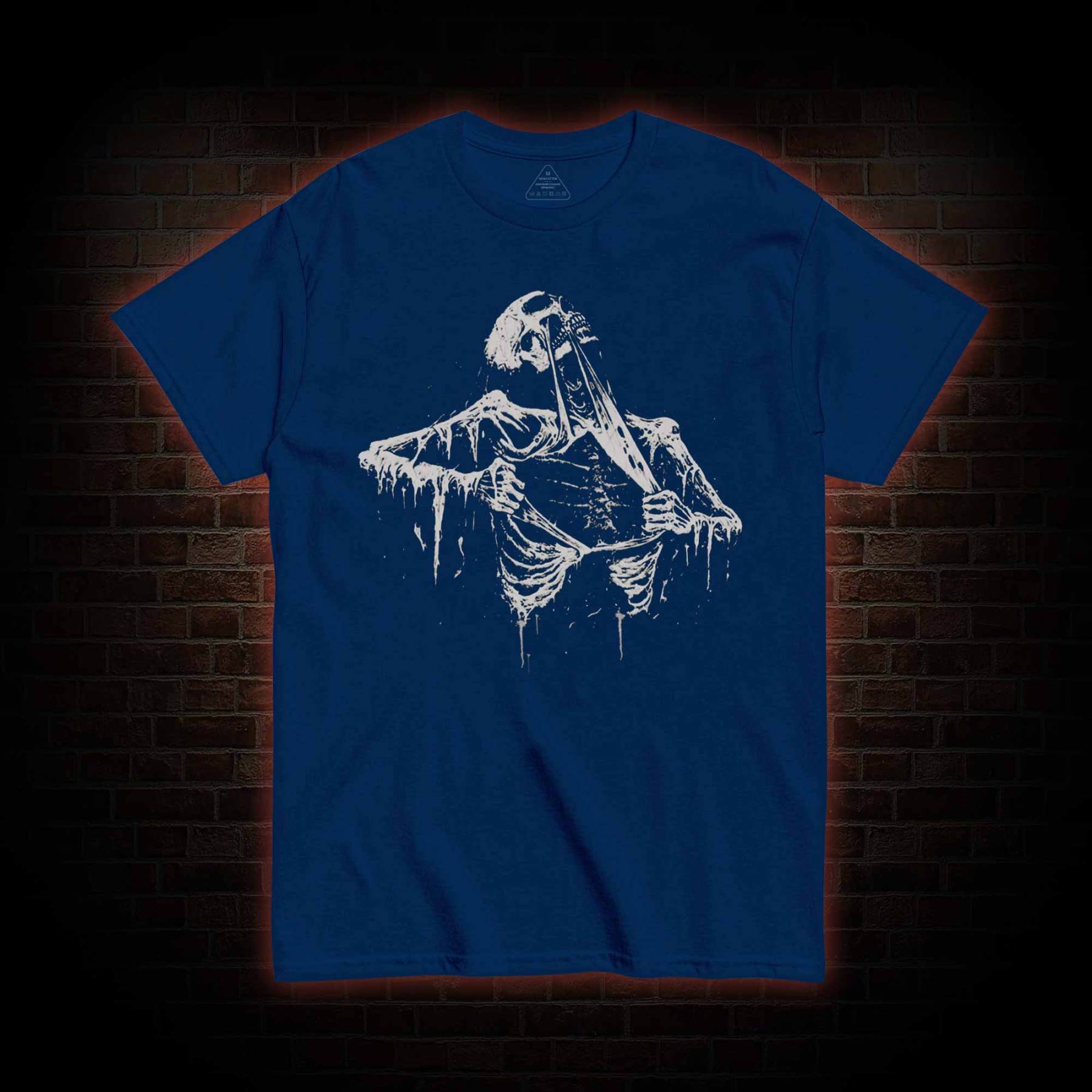 Skeleton Ripping Rib Cage T-shirt 