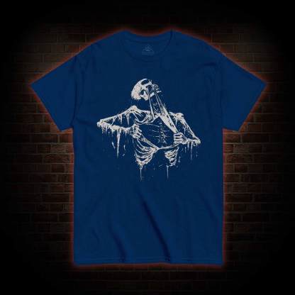 Skeleton Ripping Rib Cage T-shirt 