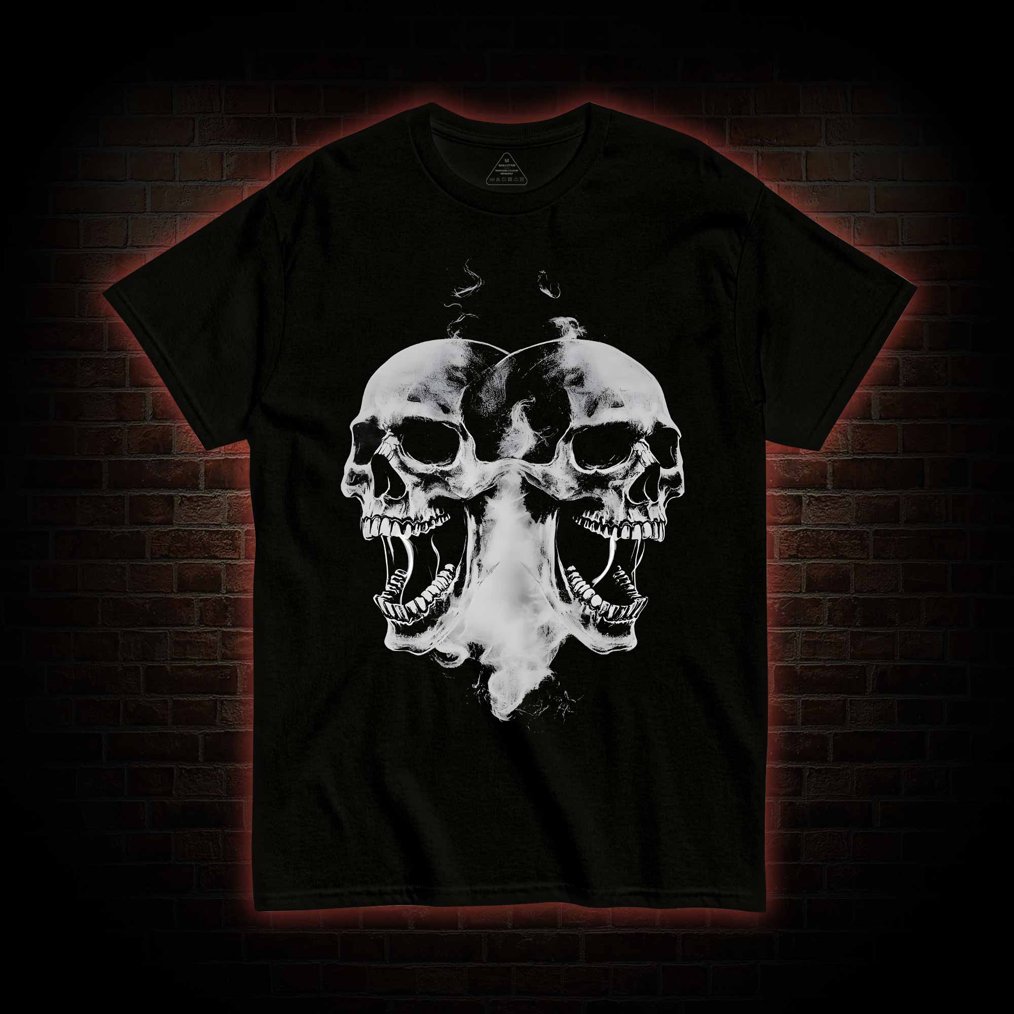 Double Skull Smoke T-shirt