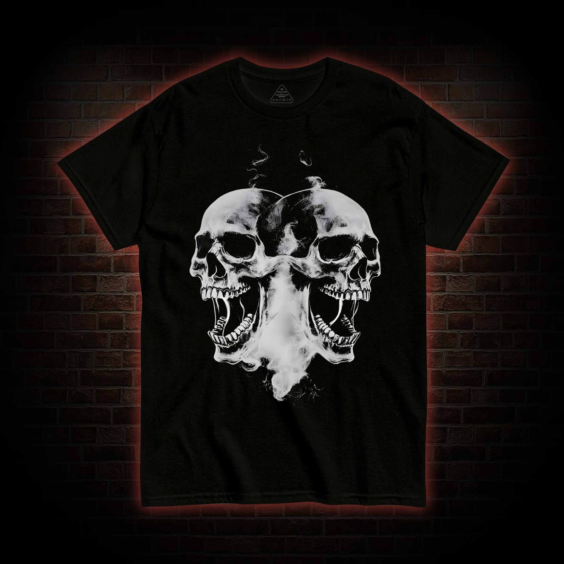 Double Skull Smoke T-shirt