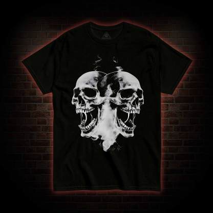 Double Skull Smoke T-shirt