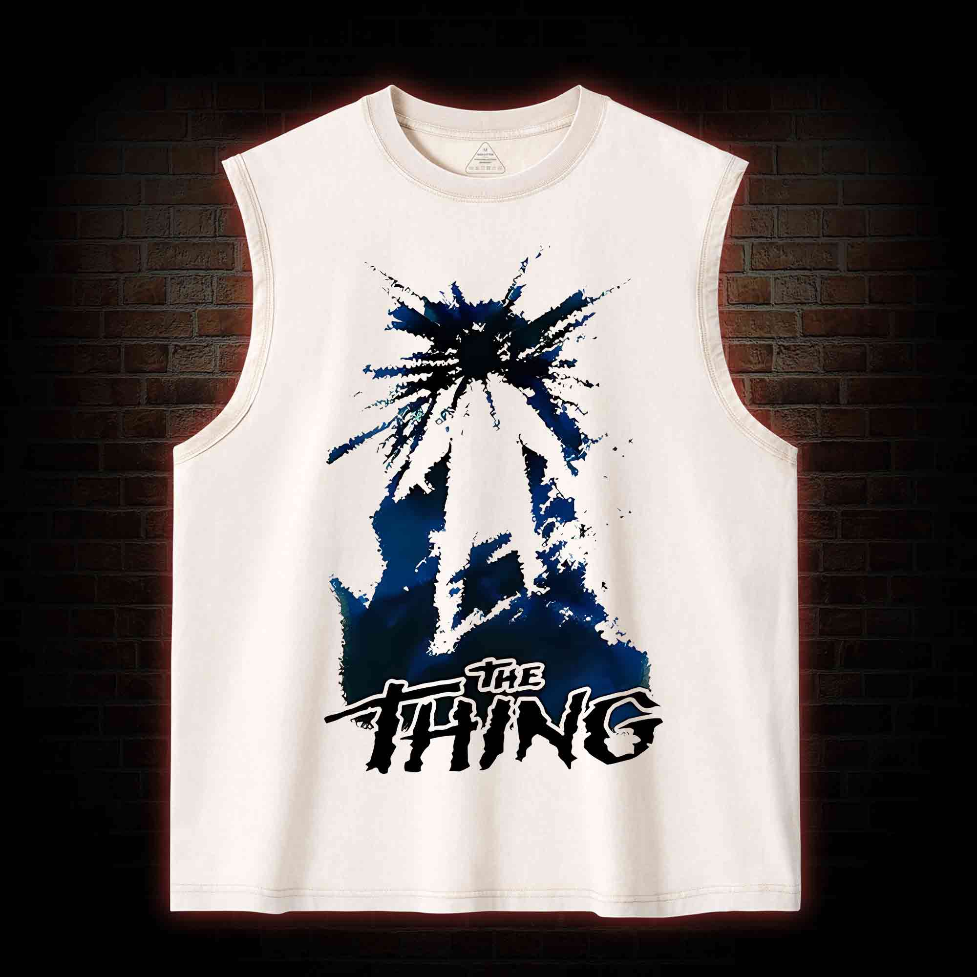 The Thing Horror Movie Washed Tank Top