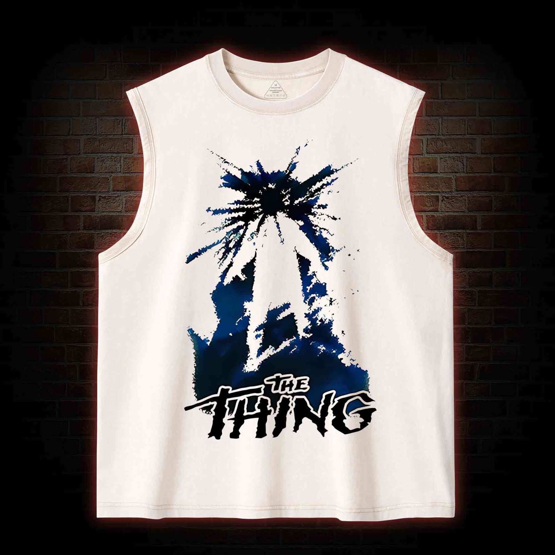 The Thing Horror Movie Washed Tank Top