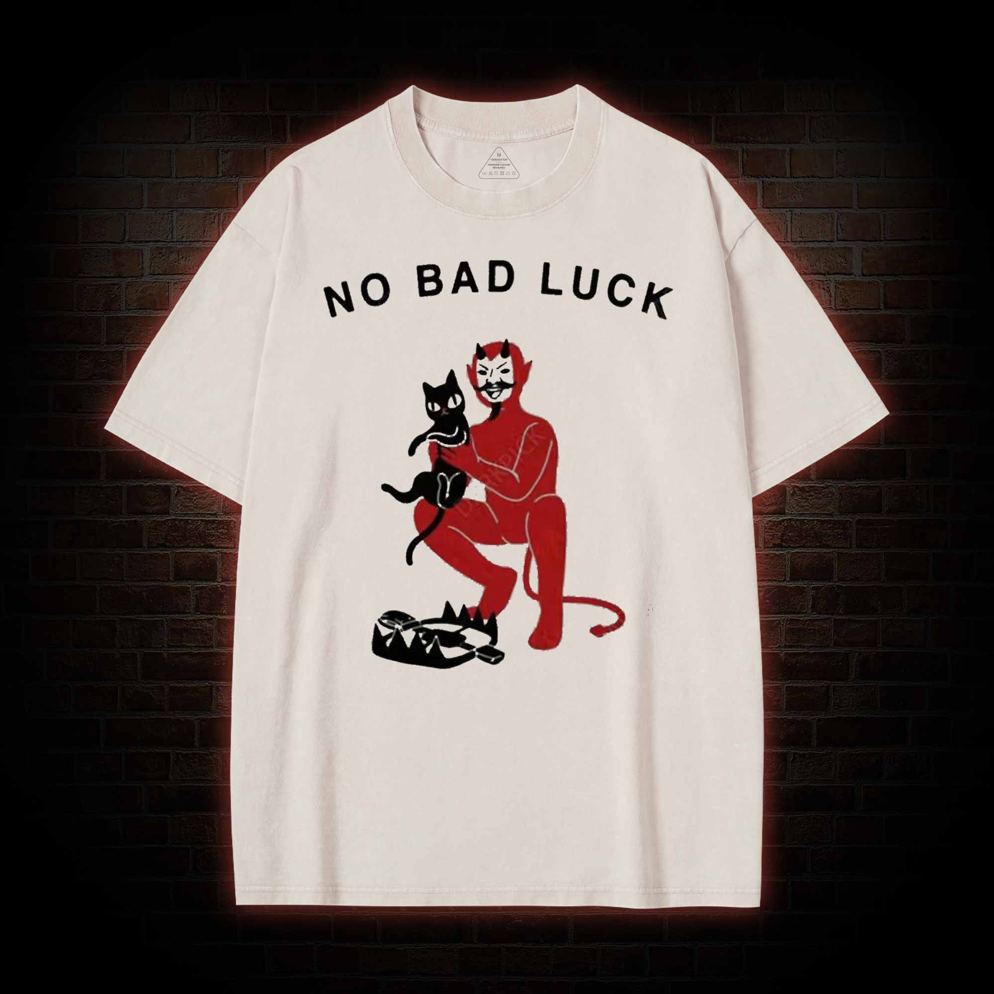 No Bad Luck Washed T-shirt