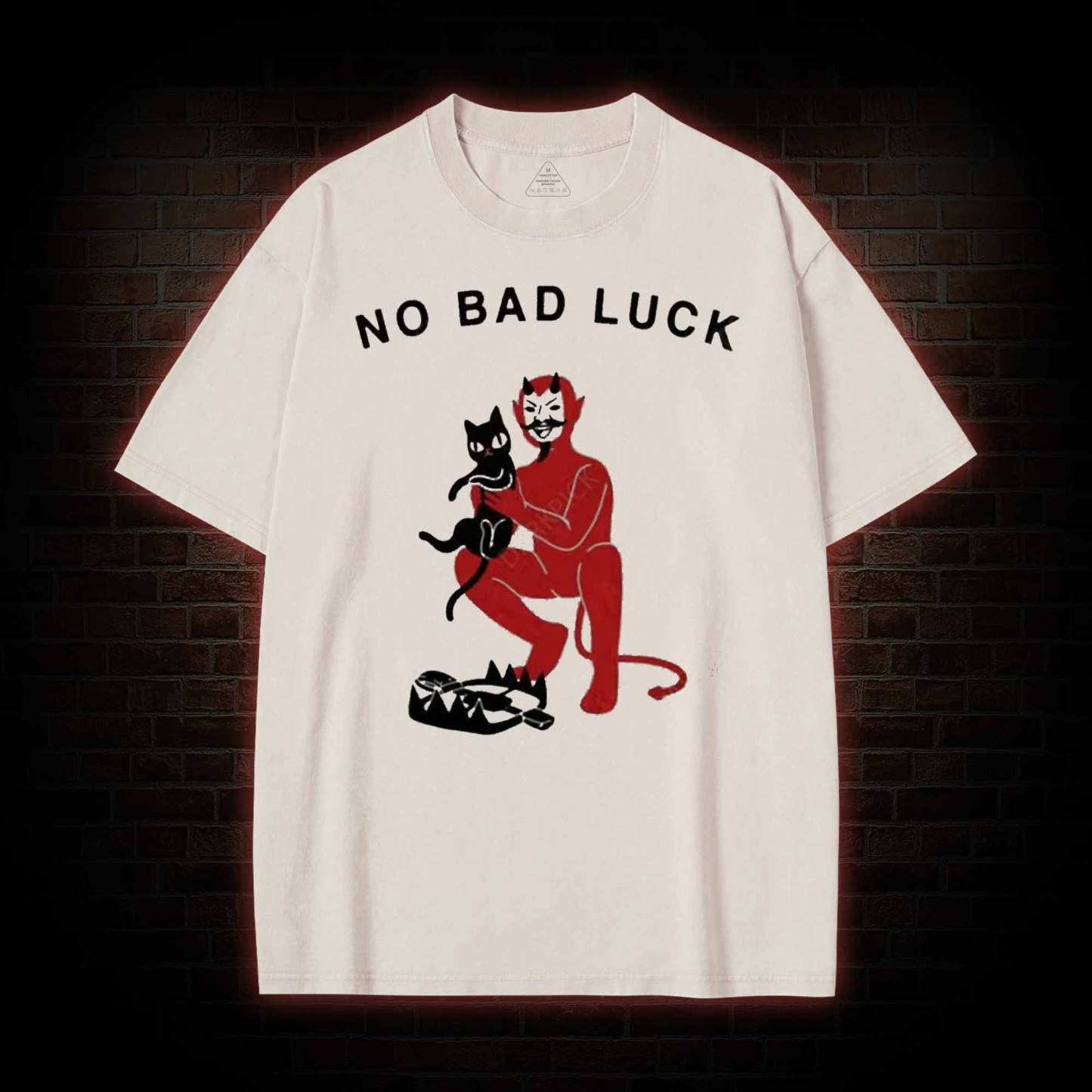No Bad Luck Washed T-shirt