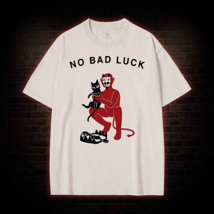 No Bad Luck Washed T-shirt