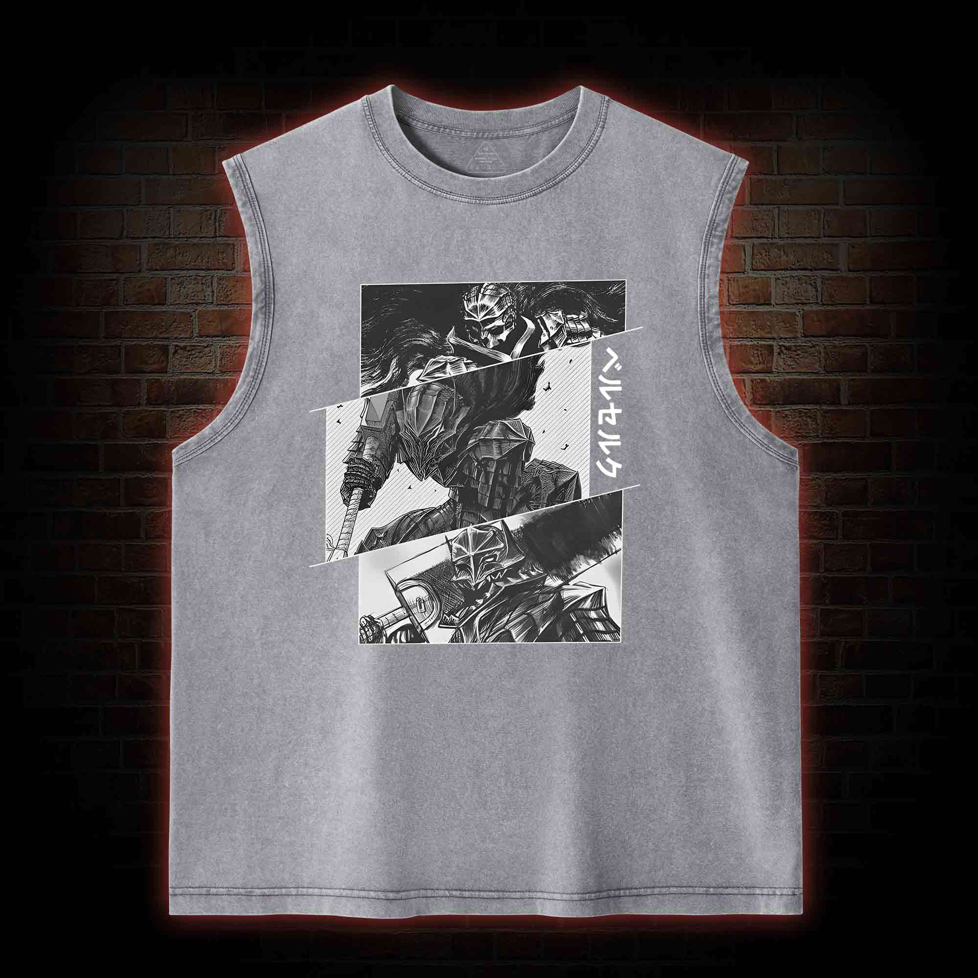 Berserk Washed Tank Top