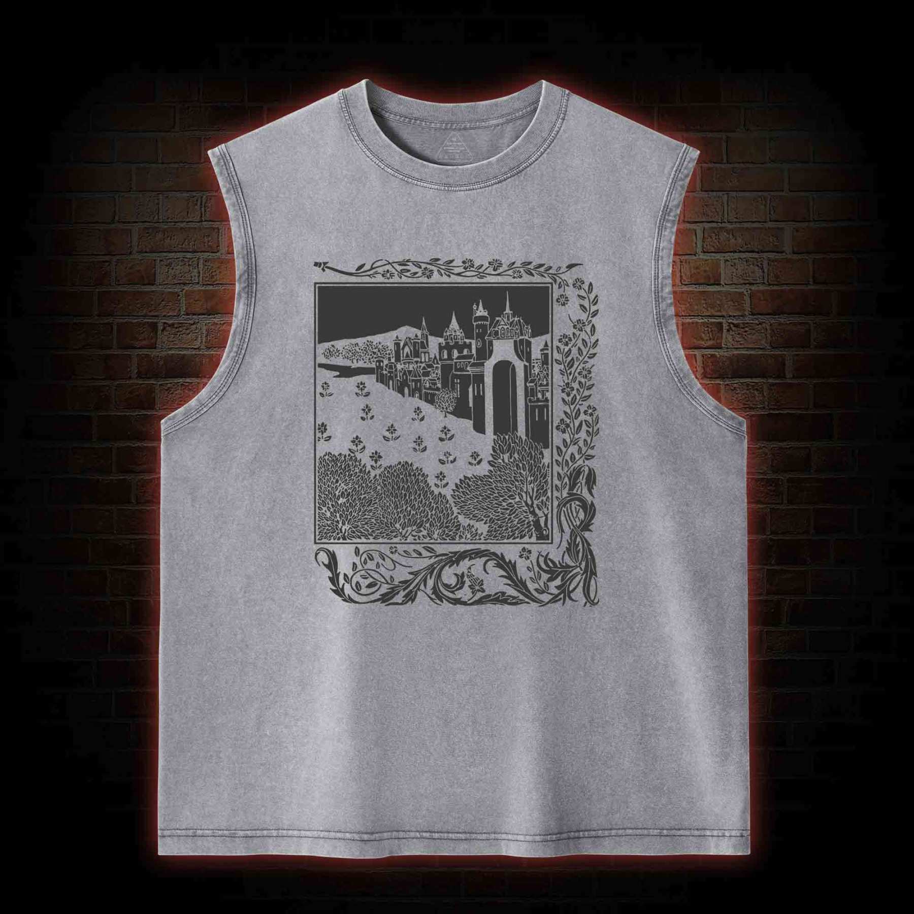 Medieval Castle Washed Tank Top