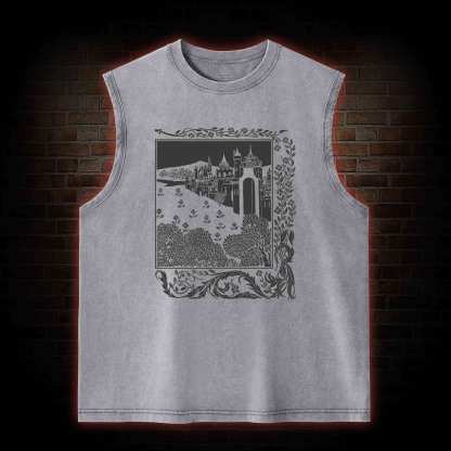 Medieval Castle Washed Tank Top
