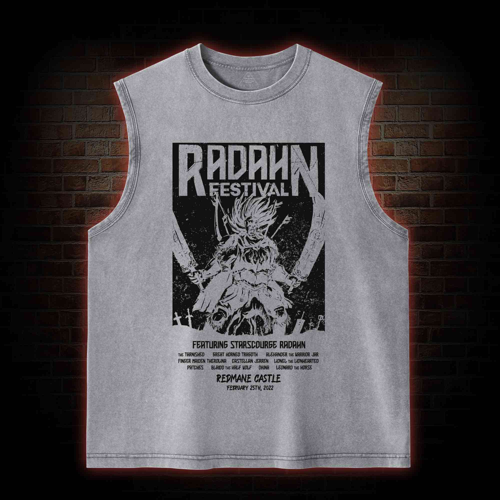 Battle Festival Washed Tank Top