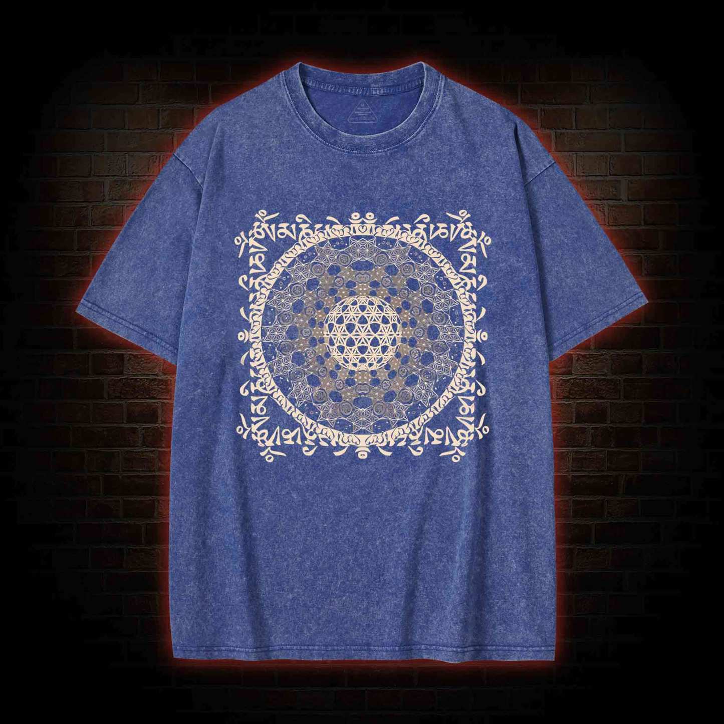 Tibetan Mantra Washed T-shirt