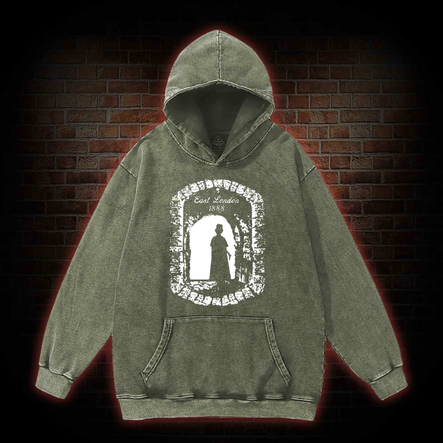 London Killer 1888 Washed Hoodie