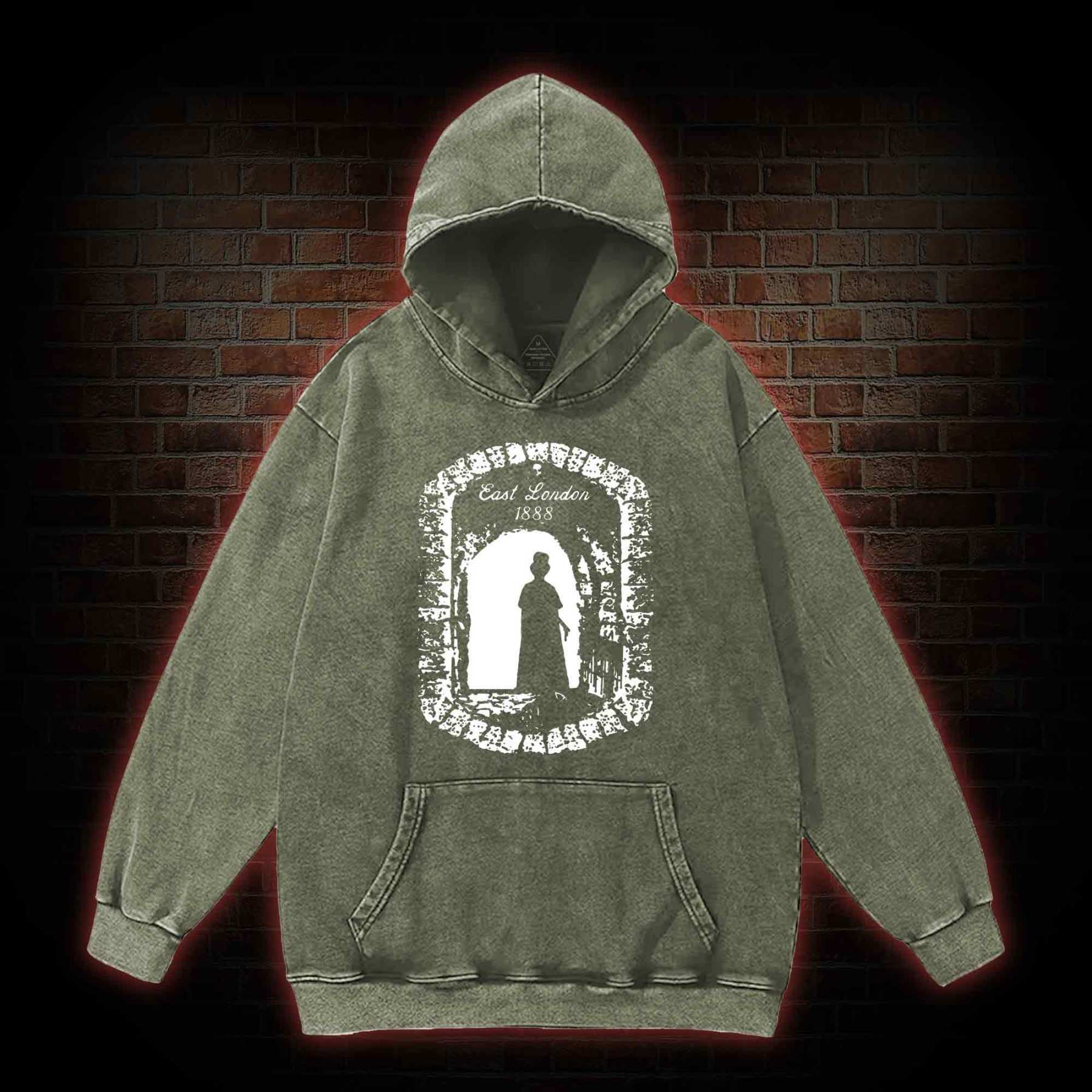 London Killer 1888 Washed Hoodie
