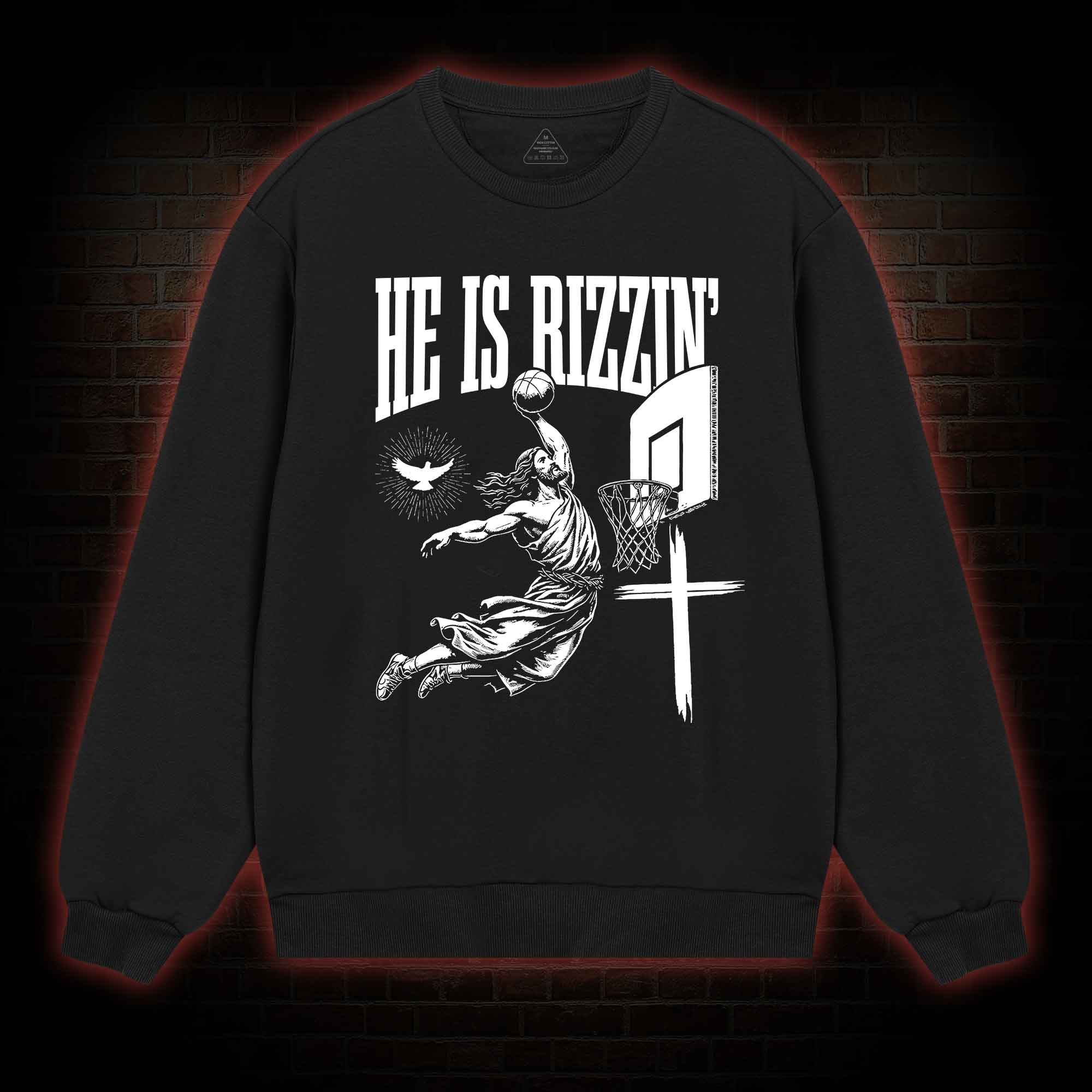 He Is Rizzin' Sweatshirt