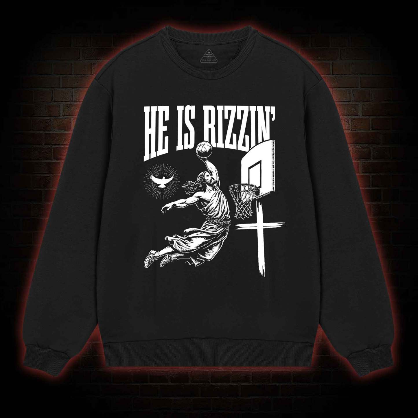 He Is Rizzin' Sweatshirt
