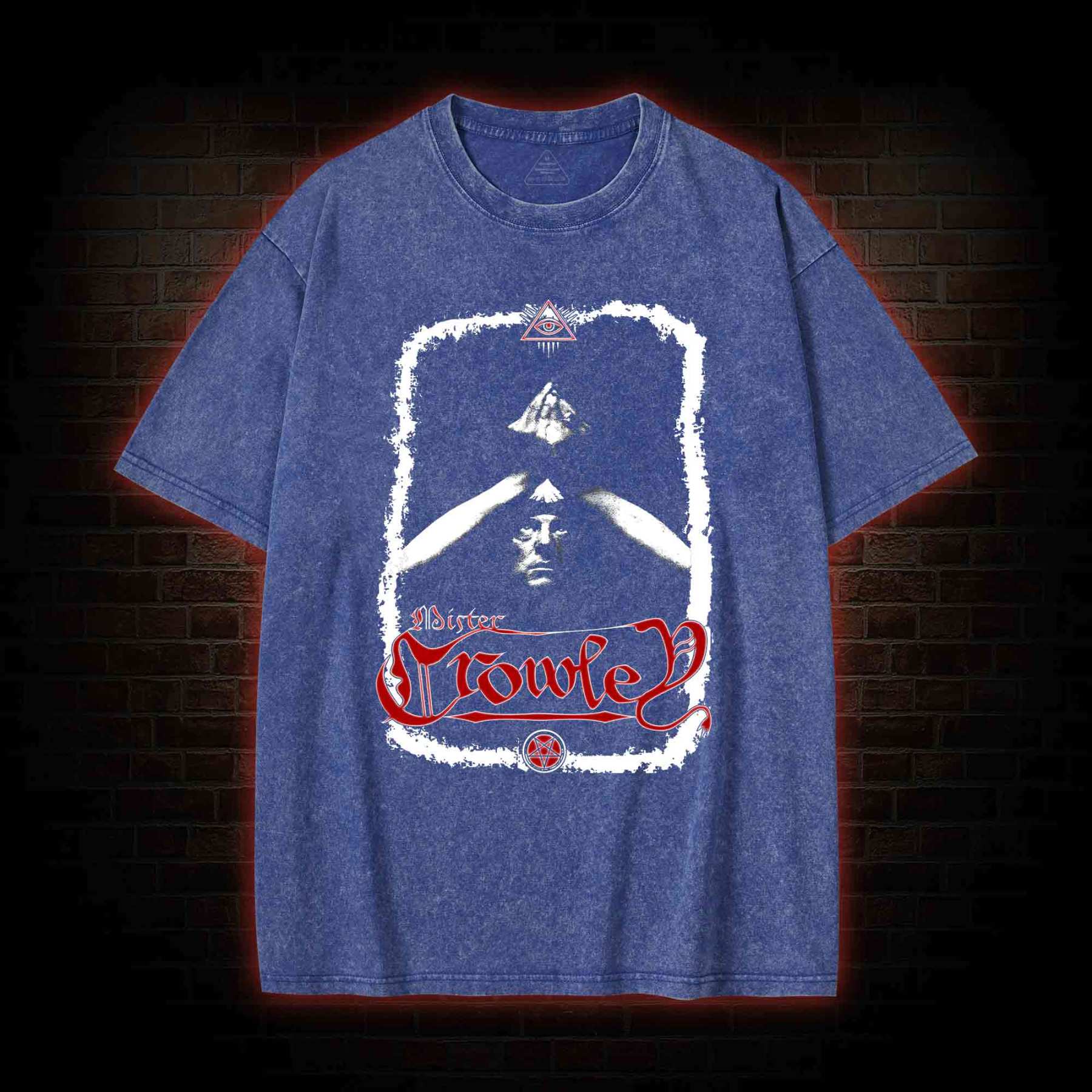 Aleister Crowley Washed T-shirt