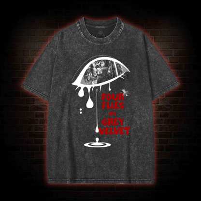 Four Flies Washed T-shirt