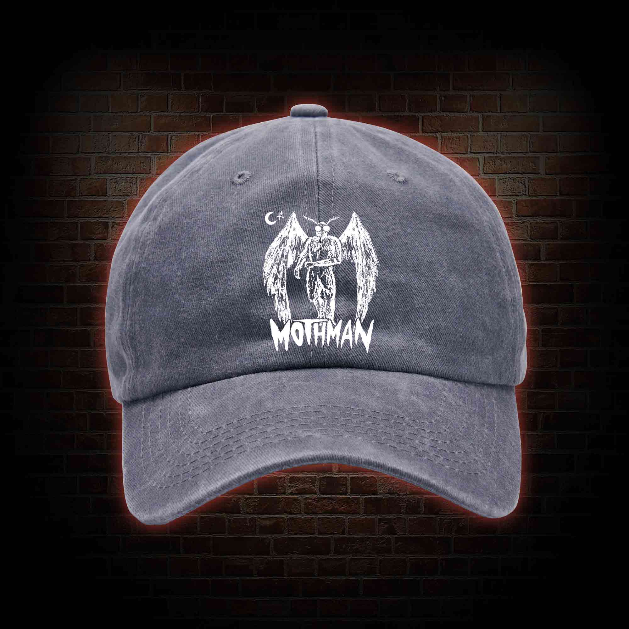 Mothman Washed Vintage Baseball Cap