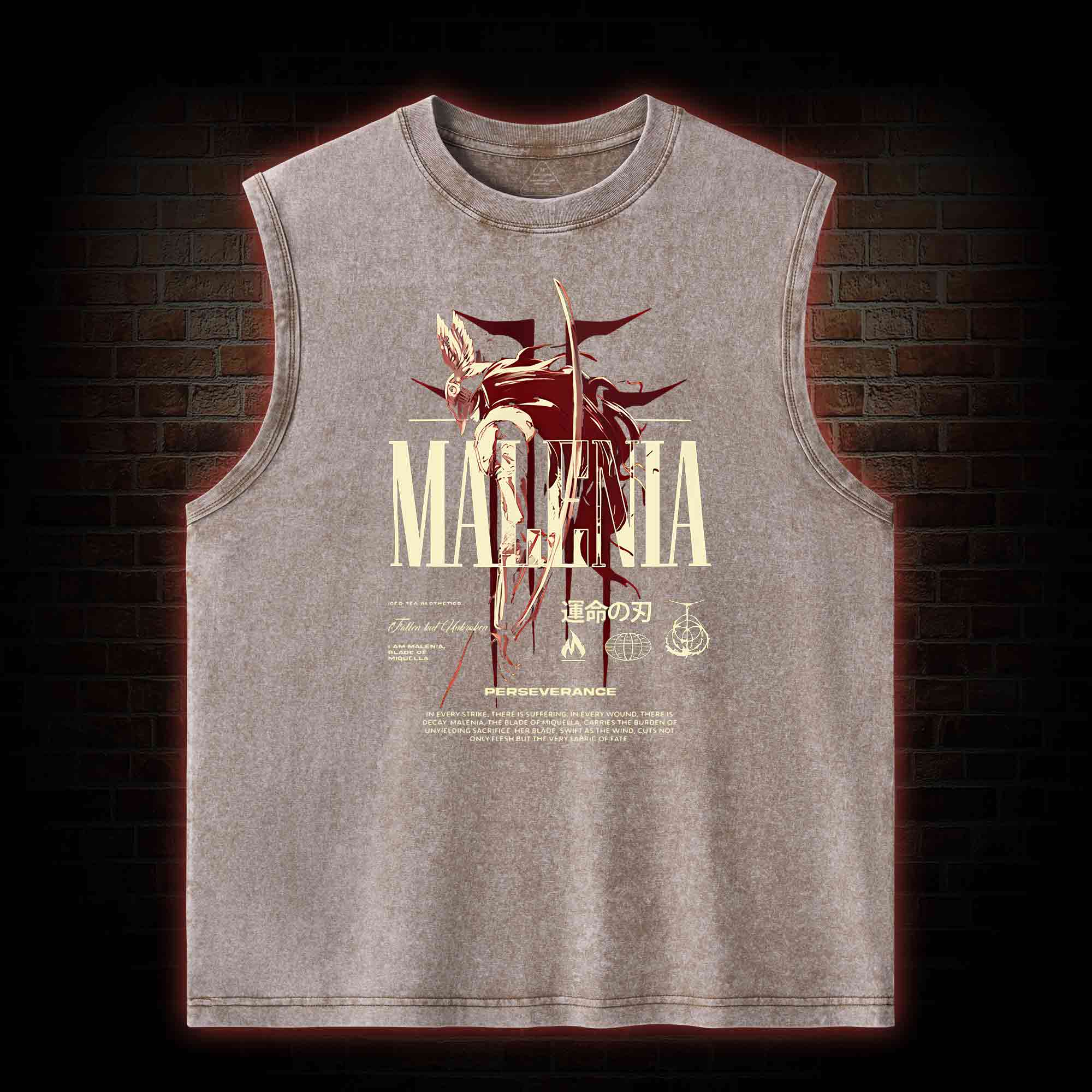 Cursed Goddess Washed Tank Top