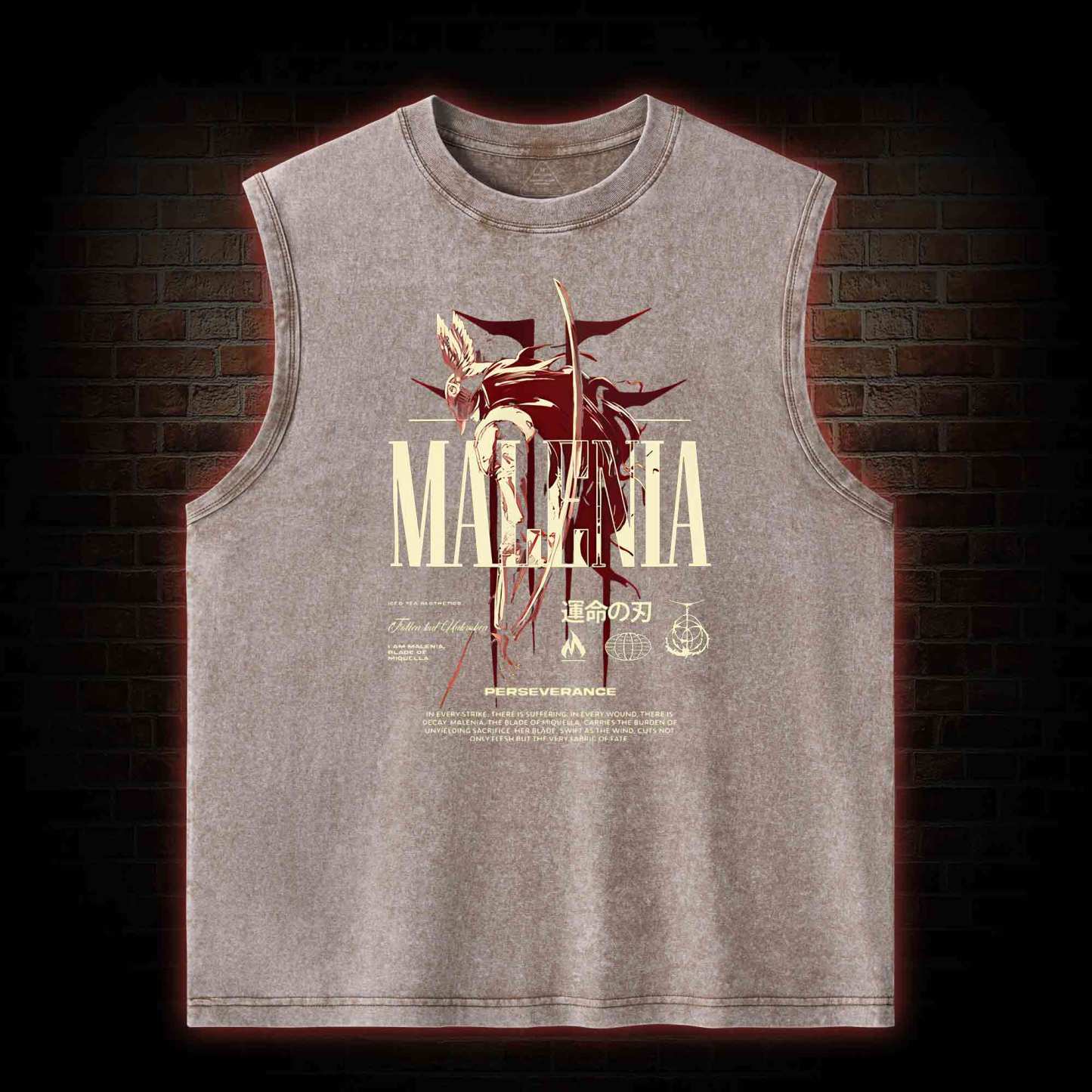 Cursed Goddess Washed Tank Top