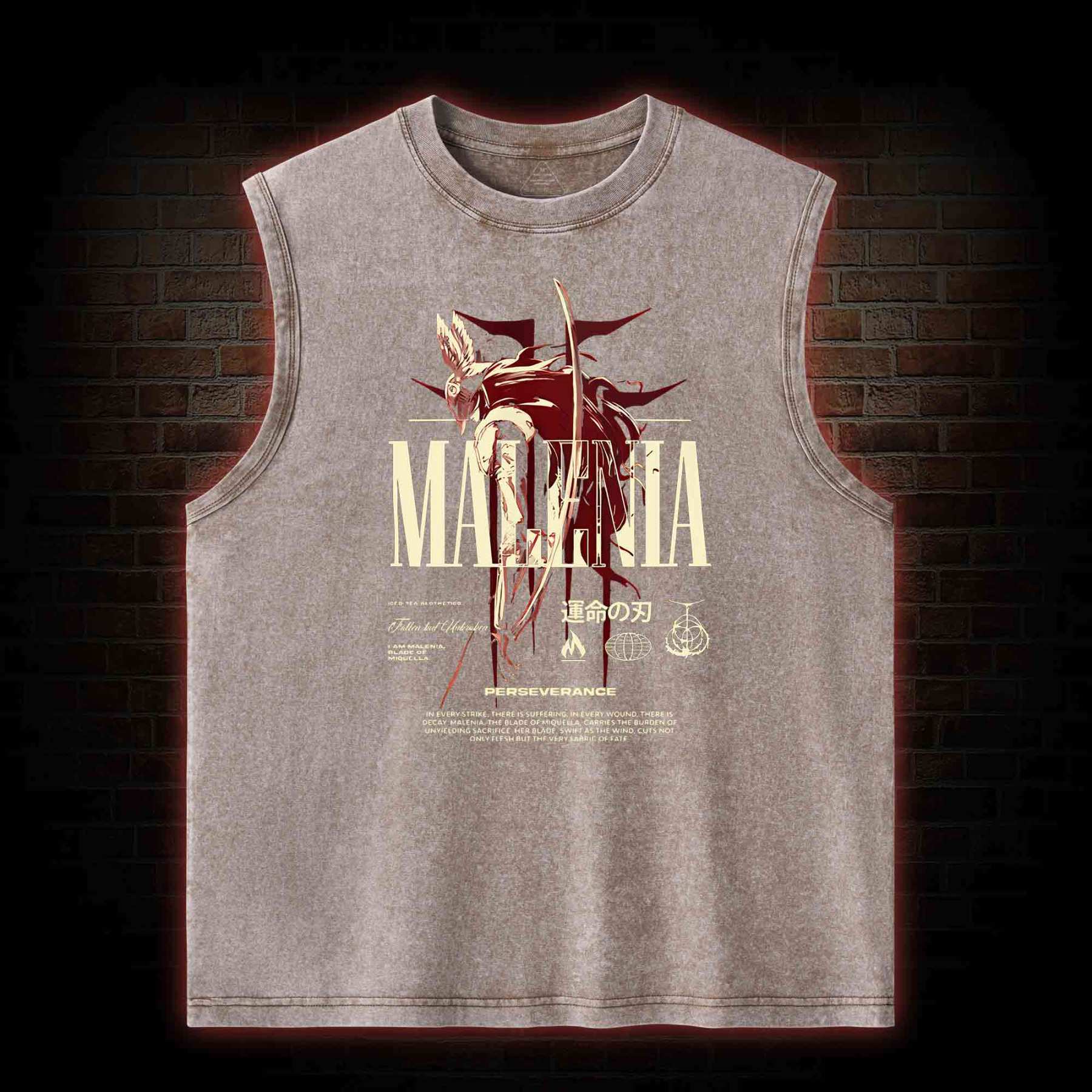 Cursed Goddess Washed Tank Top