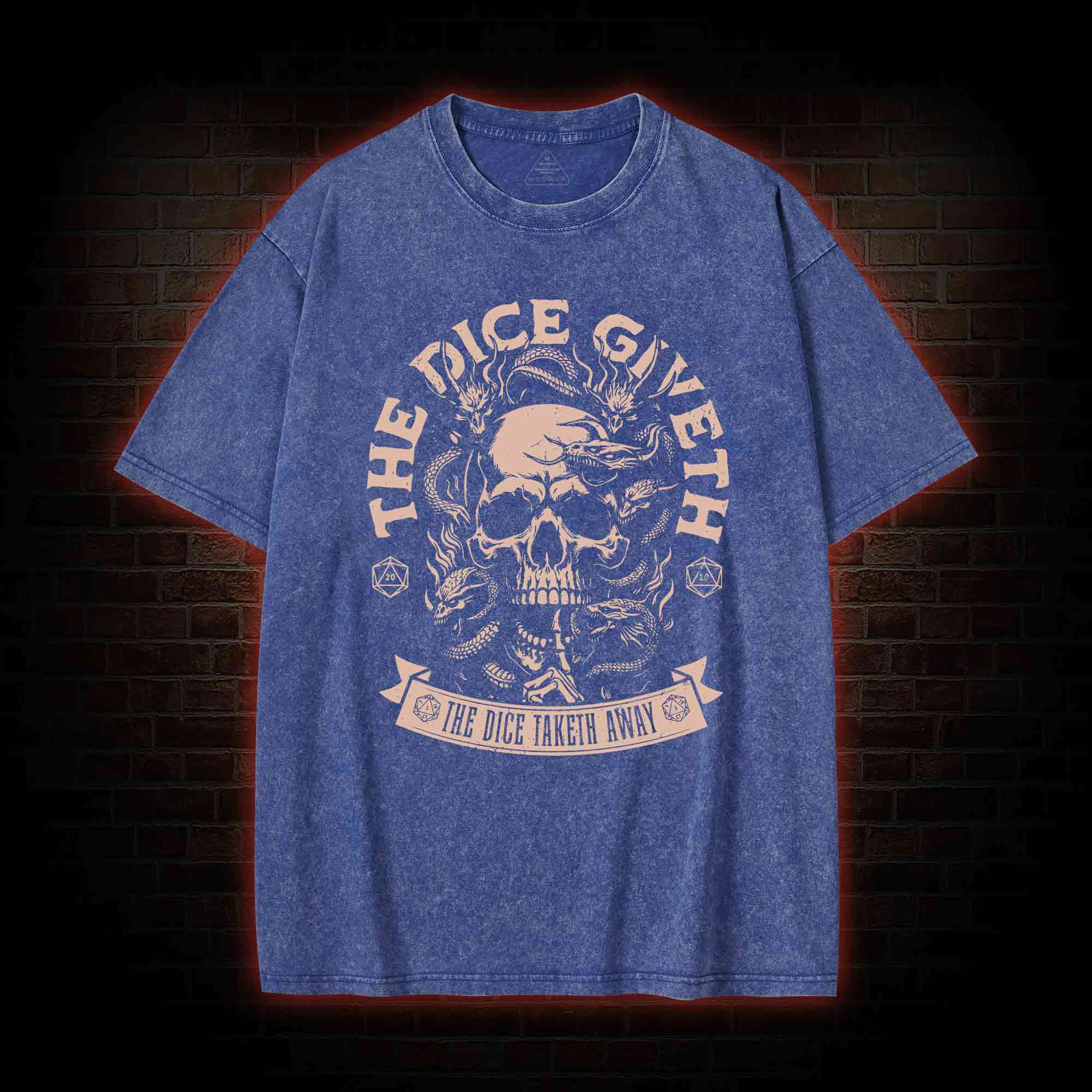 The Dice Giveth Washed T-shirt