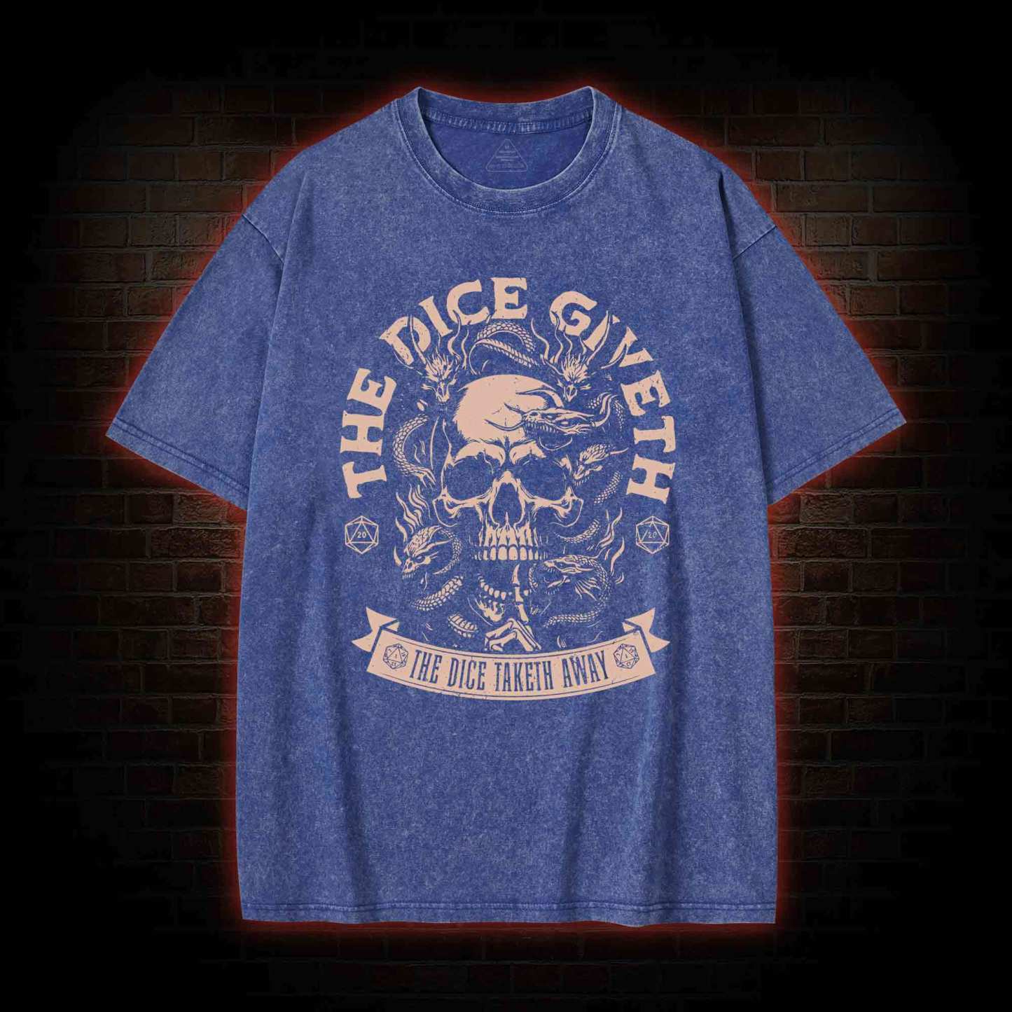 The Dice Giveth Washed T-shirt