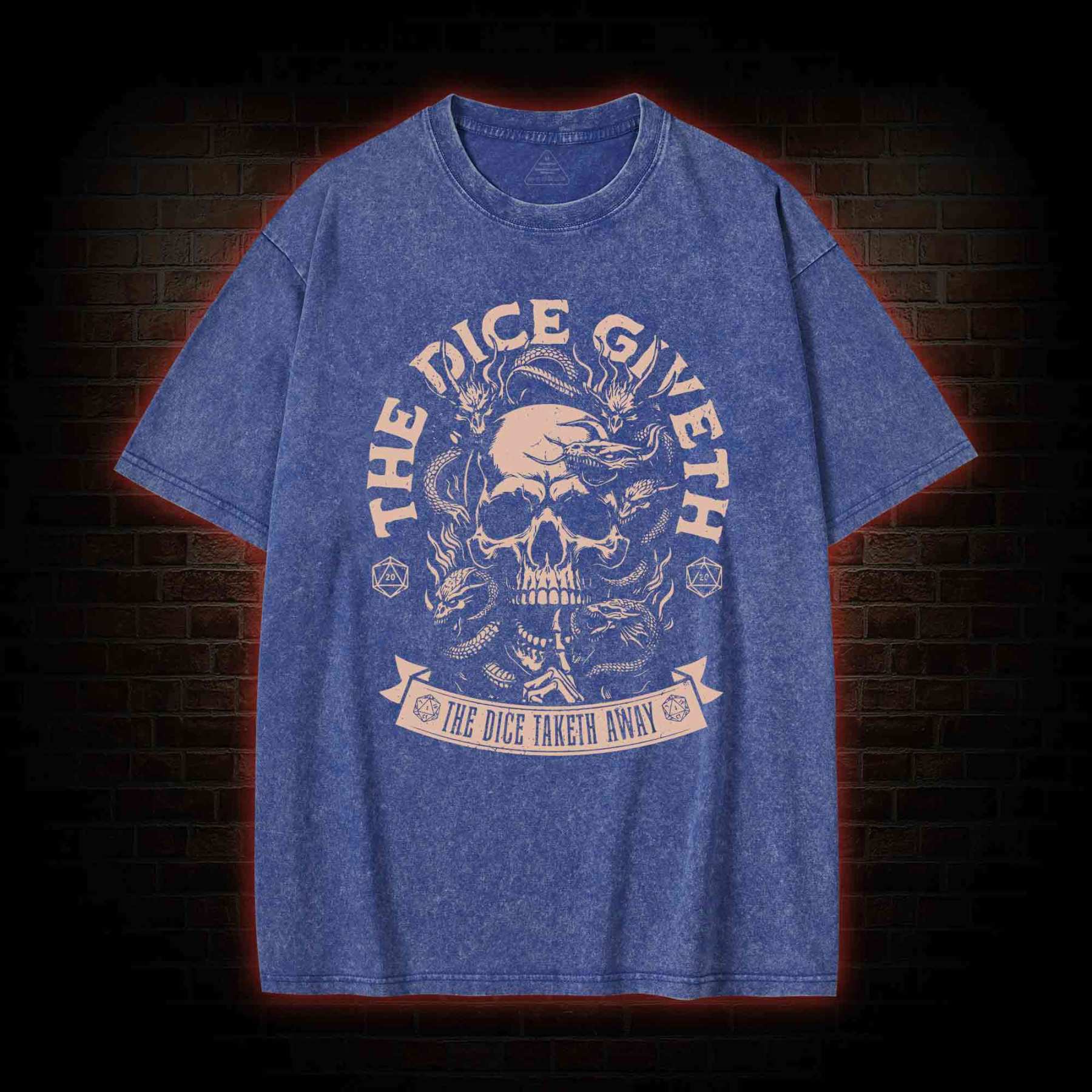 The Dice Giveth Washed T-shirt