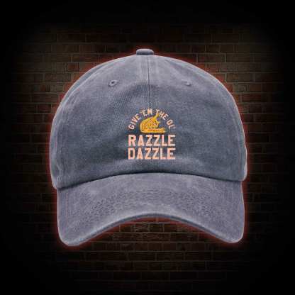 Razzle Dazzle Washed Vintage Baseball Cap