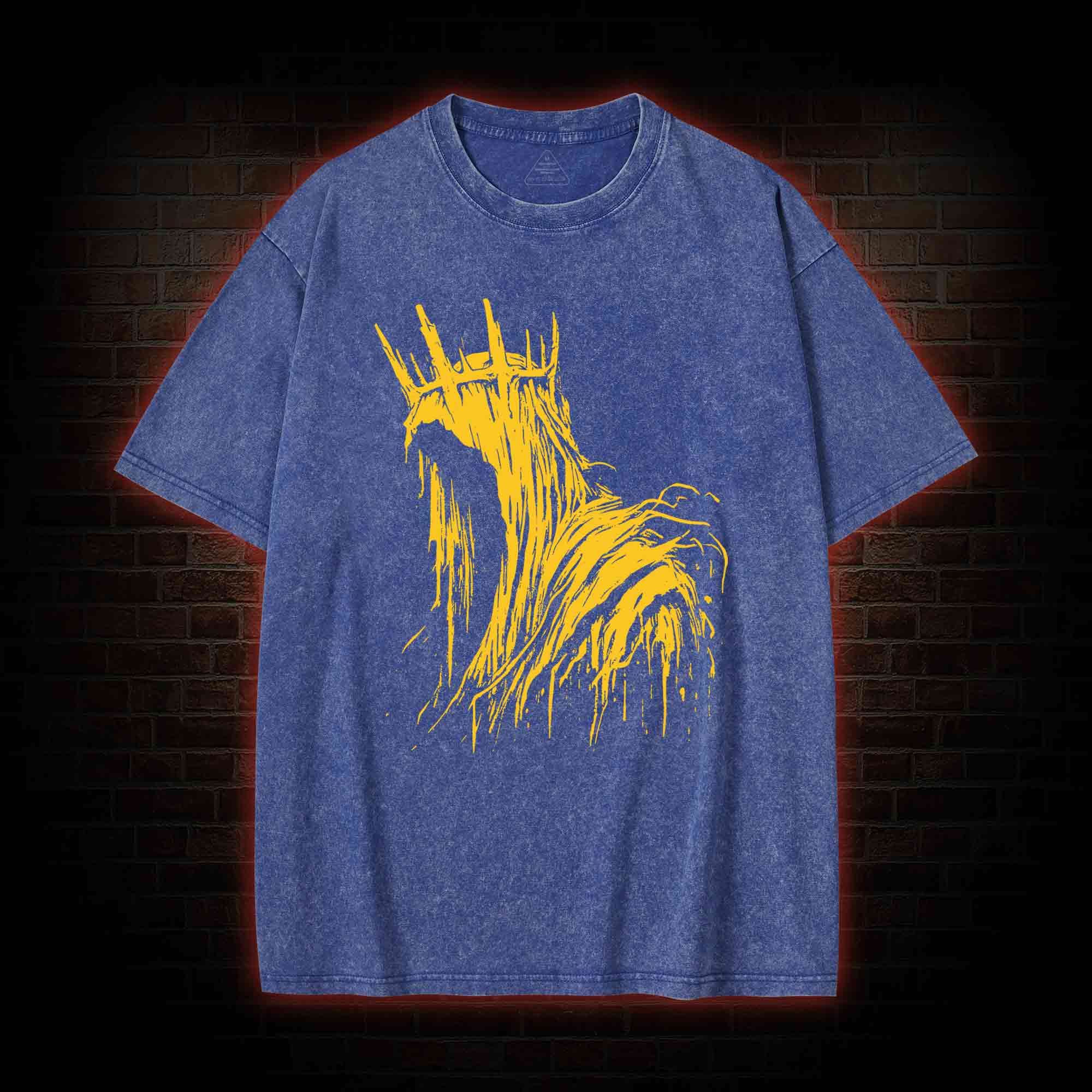 The King in Yellow Cthulhu Washed T-shirt