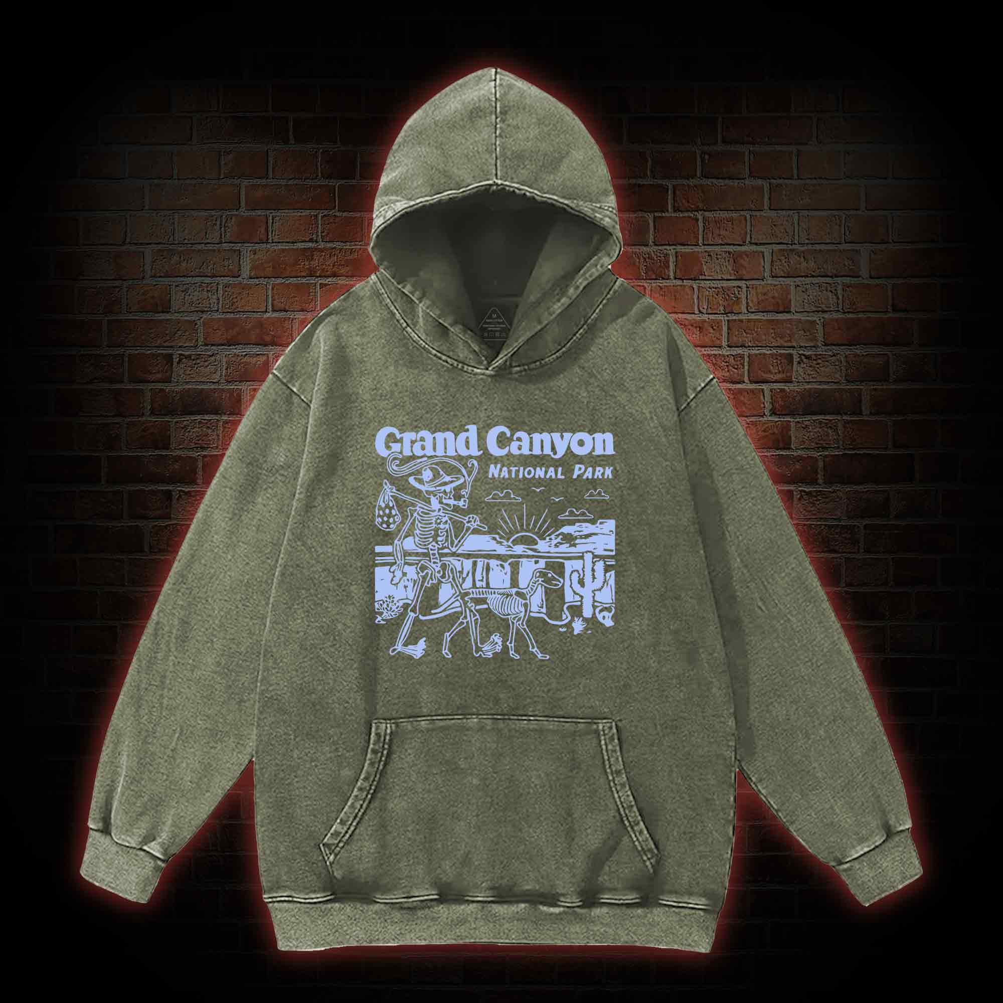 Grand Canyon National Park Washed Hoodie
