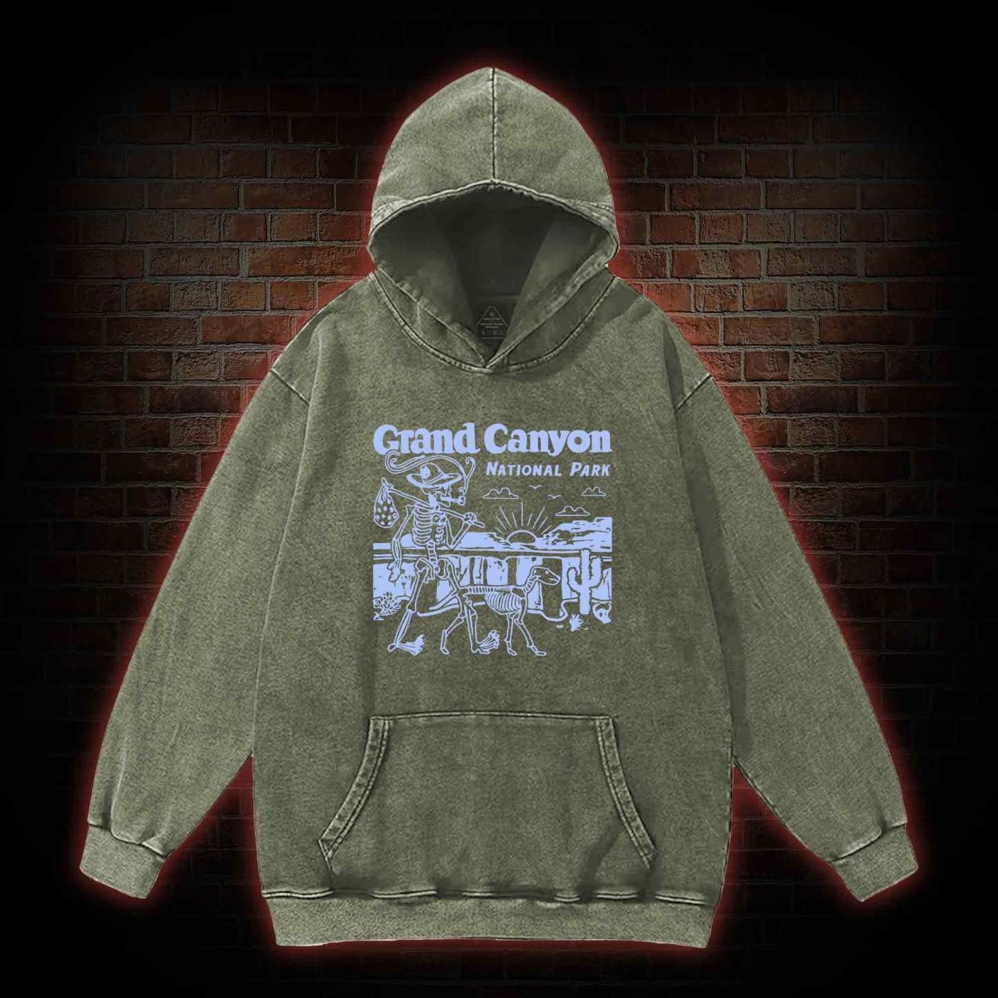 Grand Canyon National Park Washed Hoodie