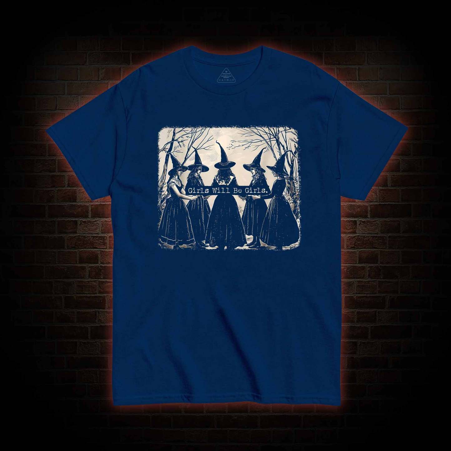 Girl Will Be Girl Funny Witch T-shirt 