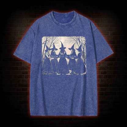 Girl Will Be Girl Washed T-shirt