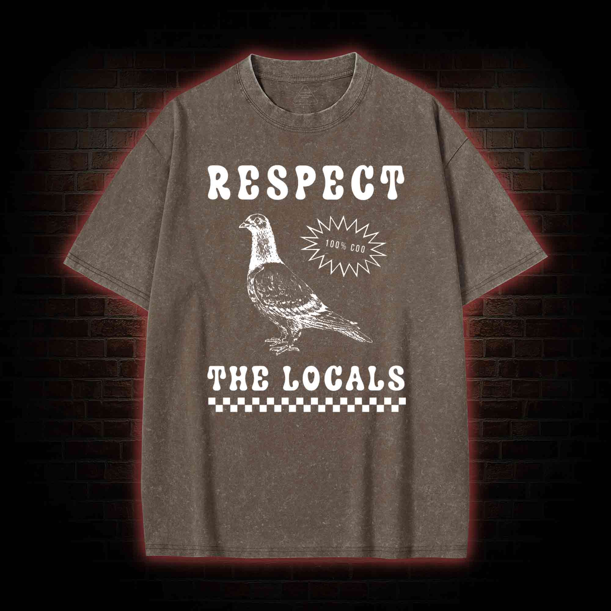 Respect the Locals Washed T-shirt
