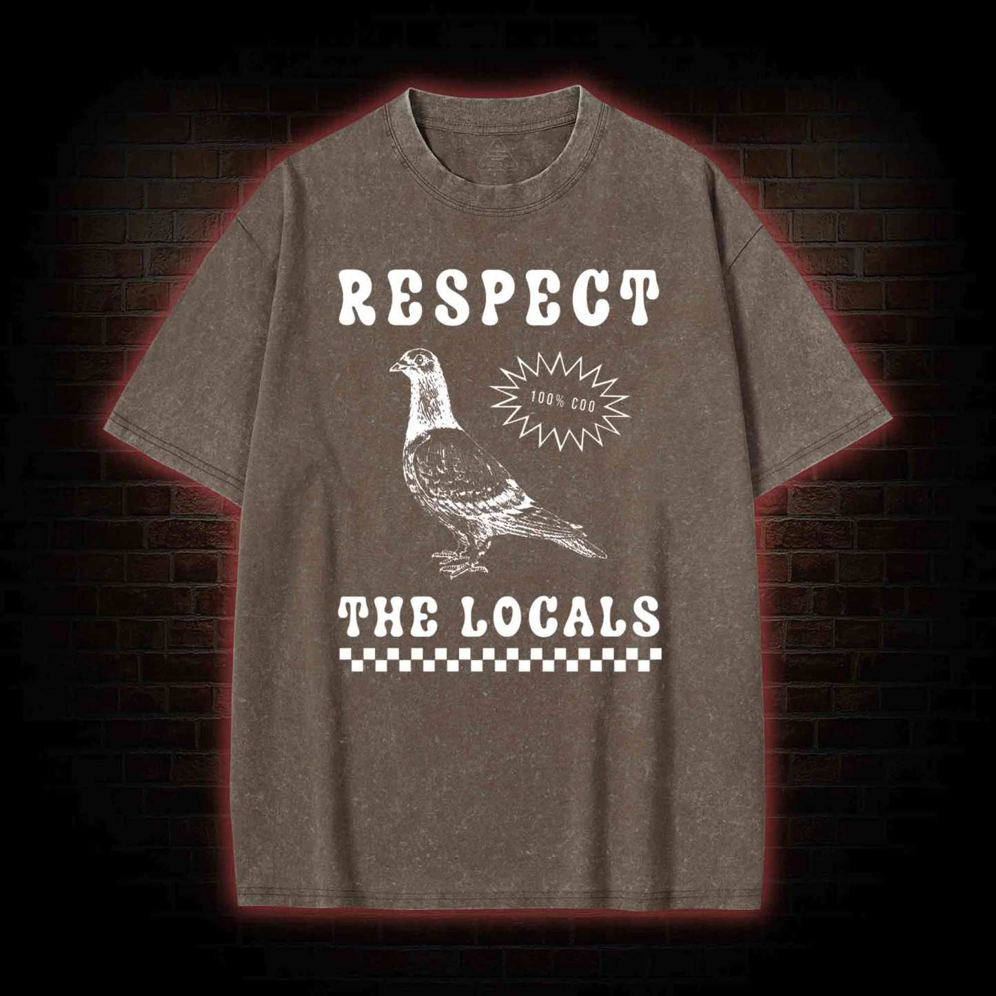 Respect the Locals Washed T-shirt