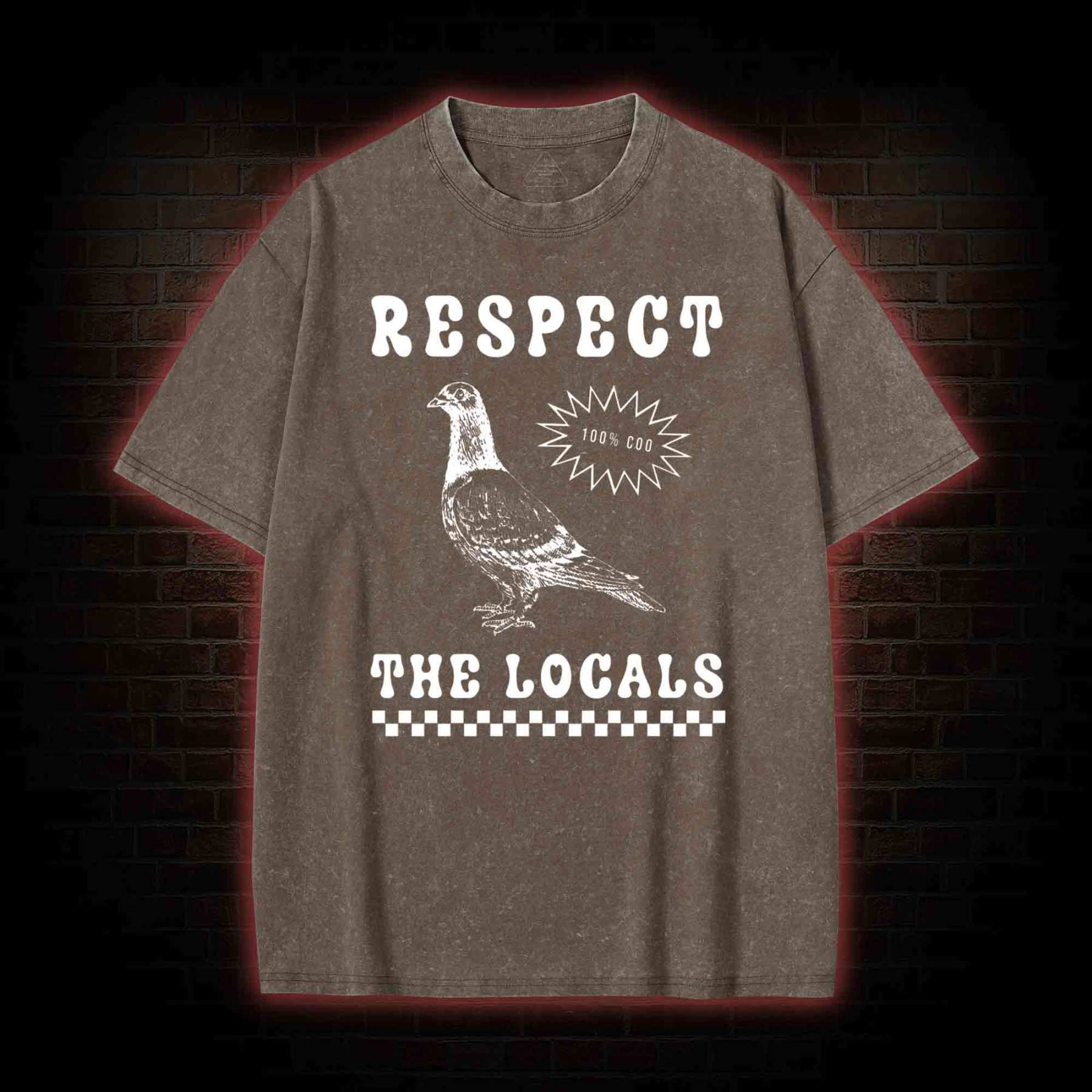 Respect the Locals Washed T-shirt