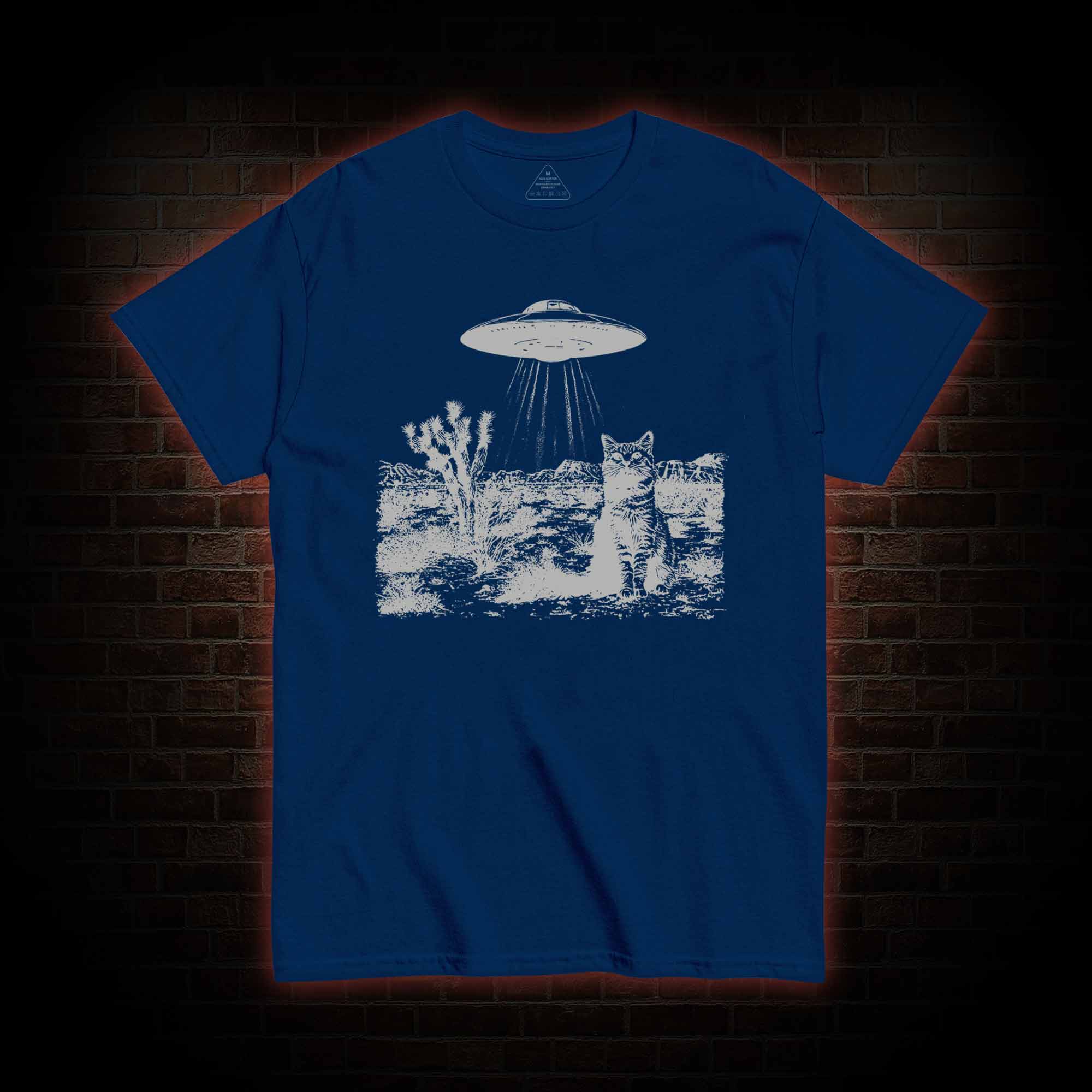 UFO Cowboy Cat T-shirt 