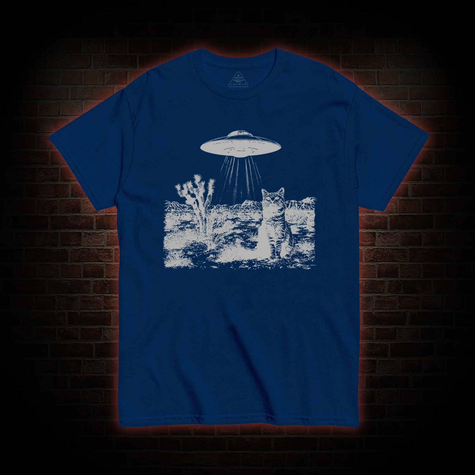 UFO Cowboy Cat T-shirt 