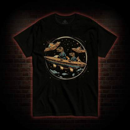 Dinosaur UFO Encounter T-shirt 