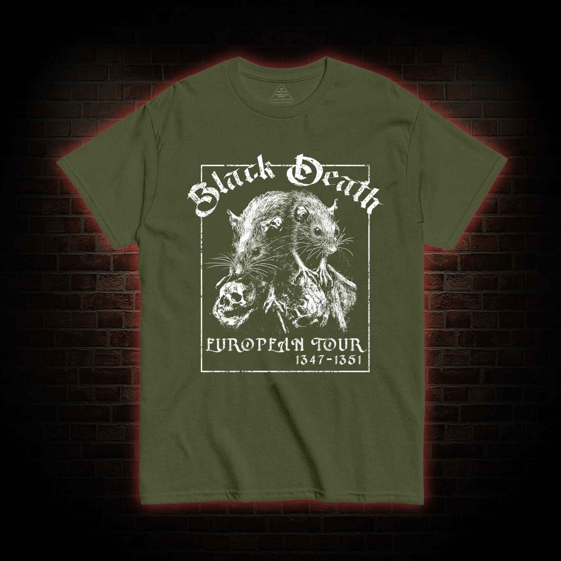Black Death European Tour T-shirt 