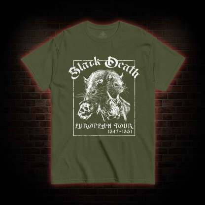 Black Death European Tour T-shirt 