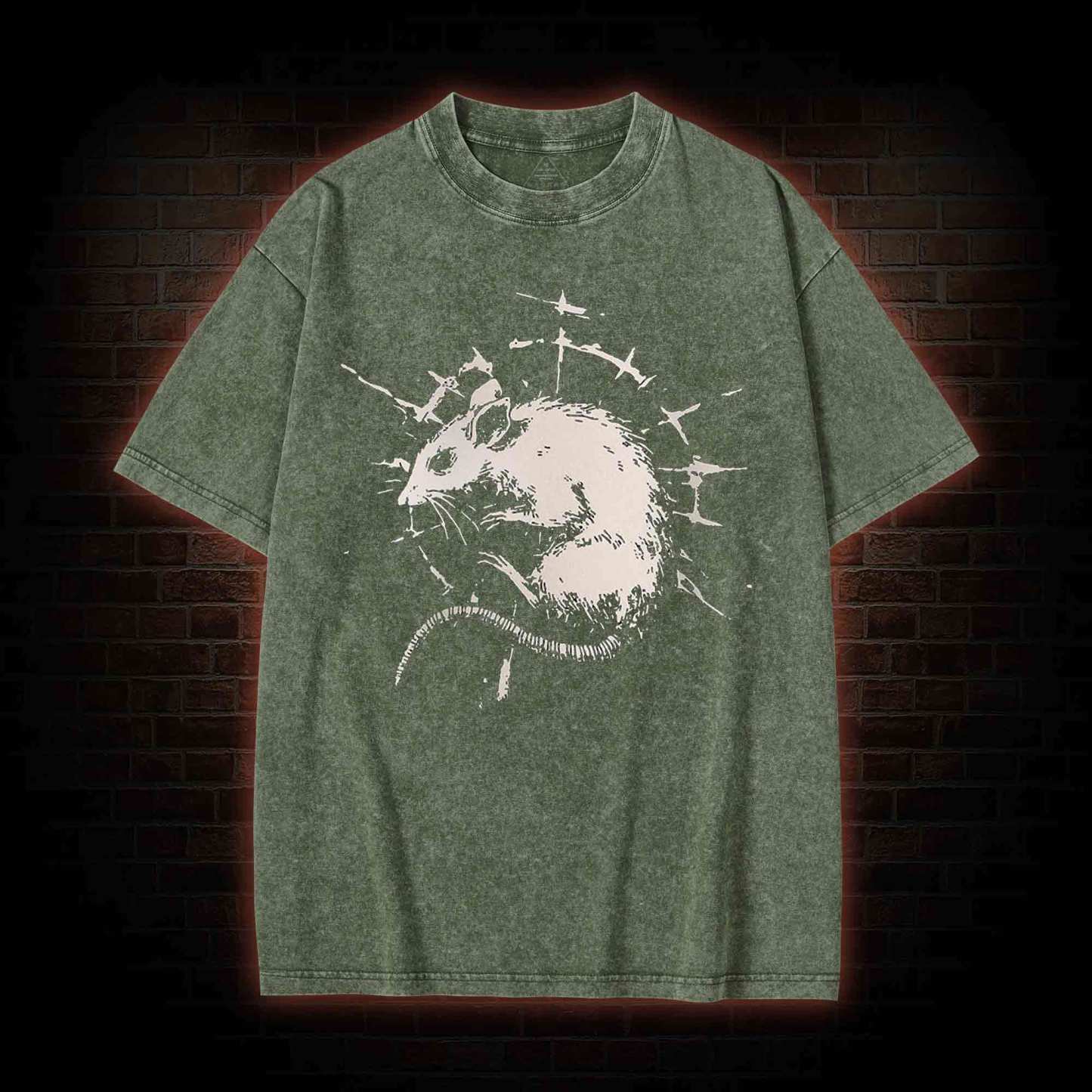 Punk Rat Washed T-shirt