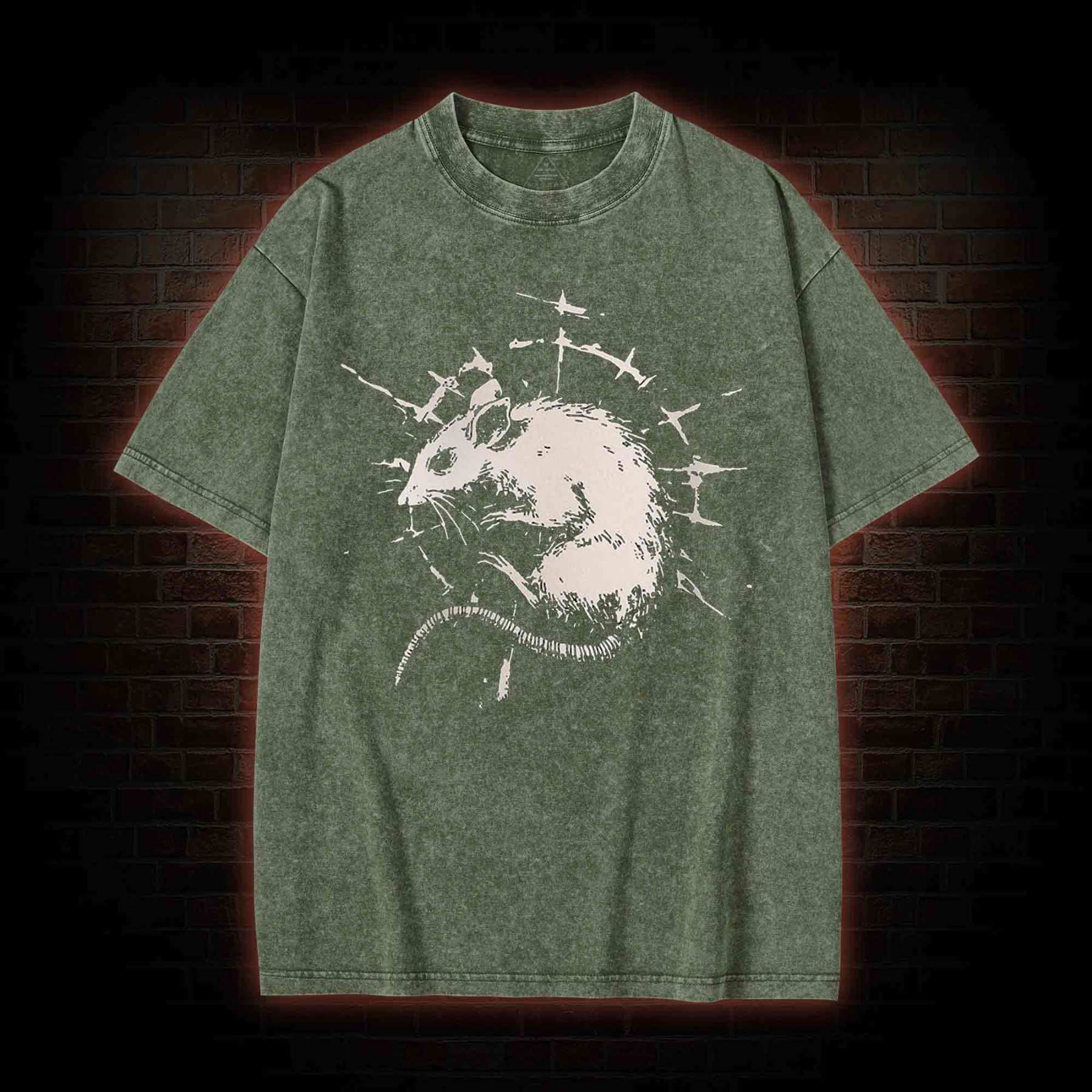 Punk Rat Washed T-shirt
